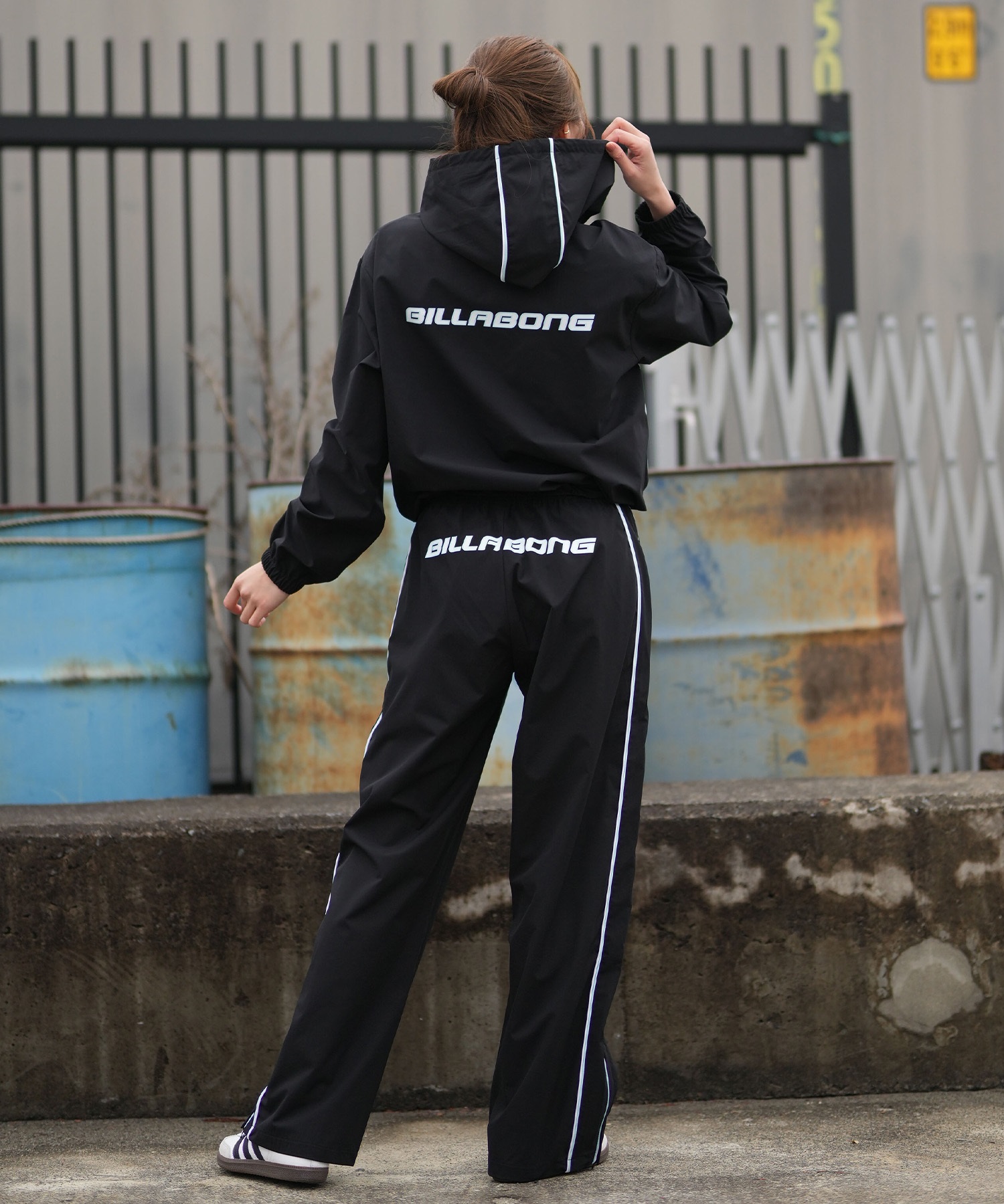 BILLABONG ビラボン ロングパンツ レディース バックプリント BACK