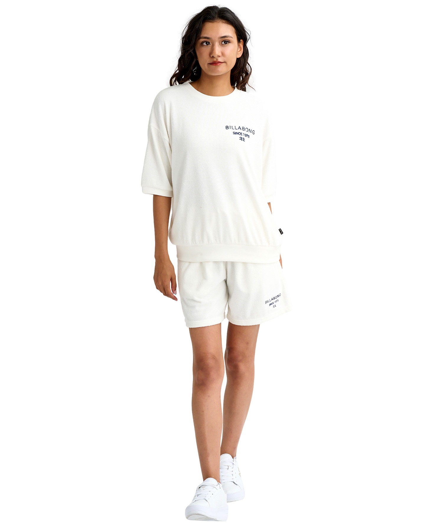 BUDSPOOL バッズプール パイル生地 ハーフパンツ ショートパンツ 白 L 