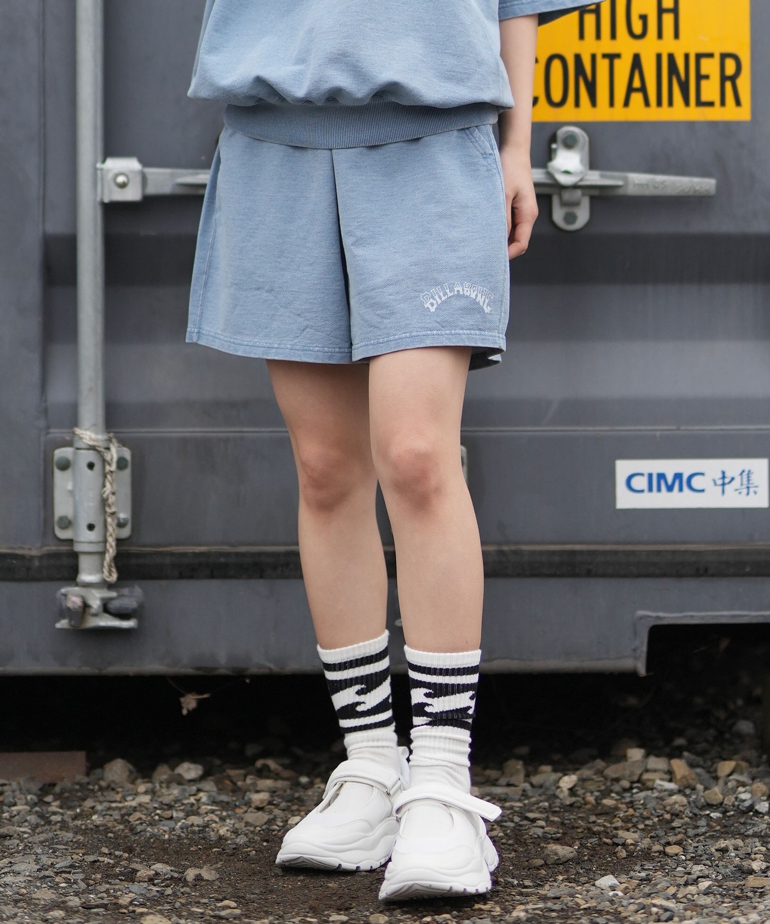 BILLABONG ビラボン ショートパンツ レディース ARCH LOGO SWEAT