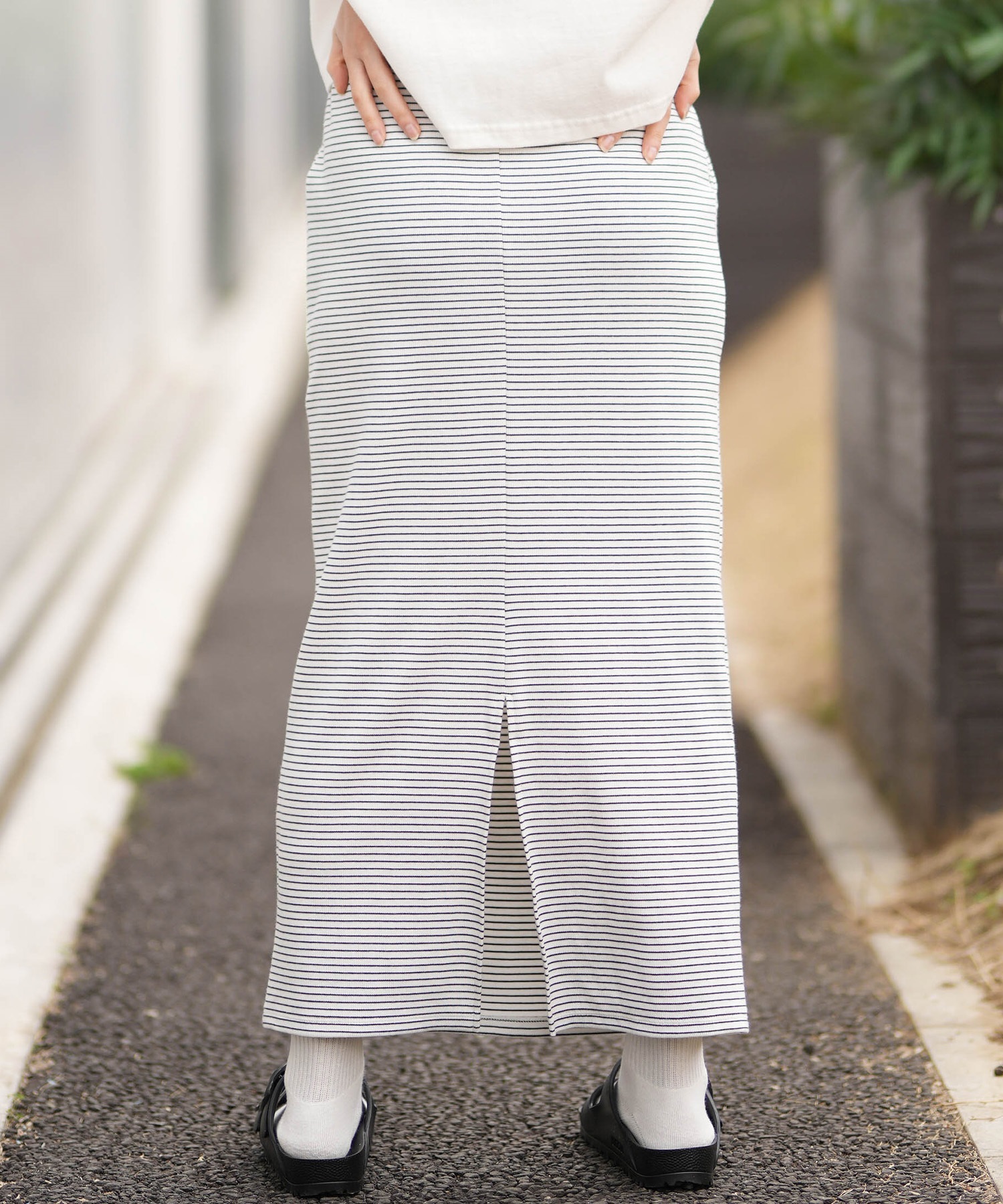 BILLABONG ビラボン スカート レディース ボーダー STRIPED RIB LONG SKI BG013609(BPB-M)