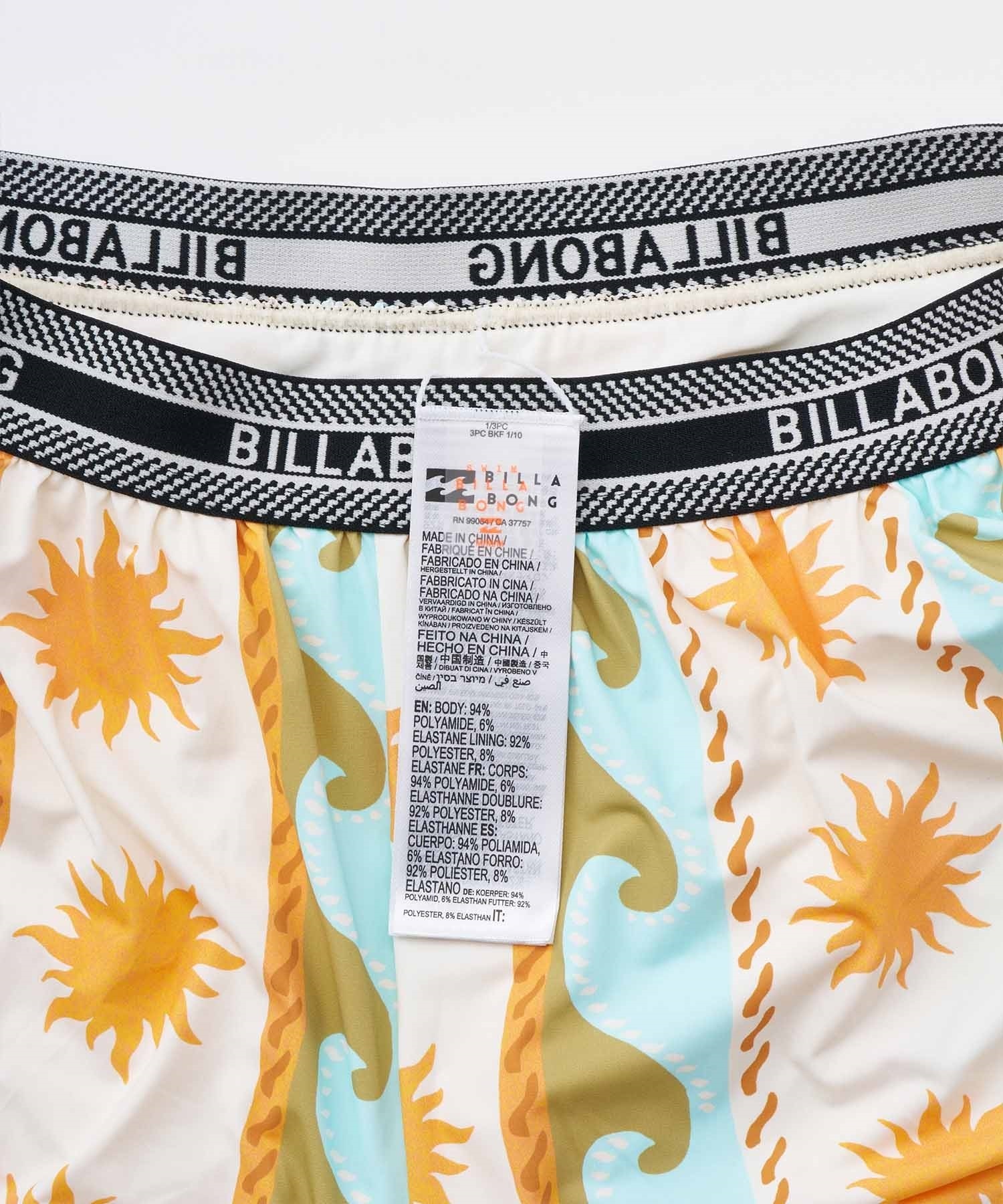 BILLABONG ビラボン 水着 3点セット ビキニ レディース ラッシュガード