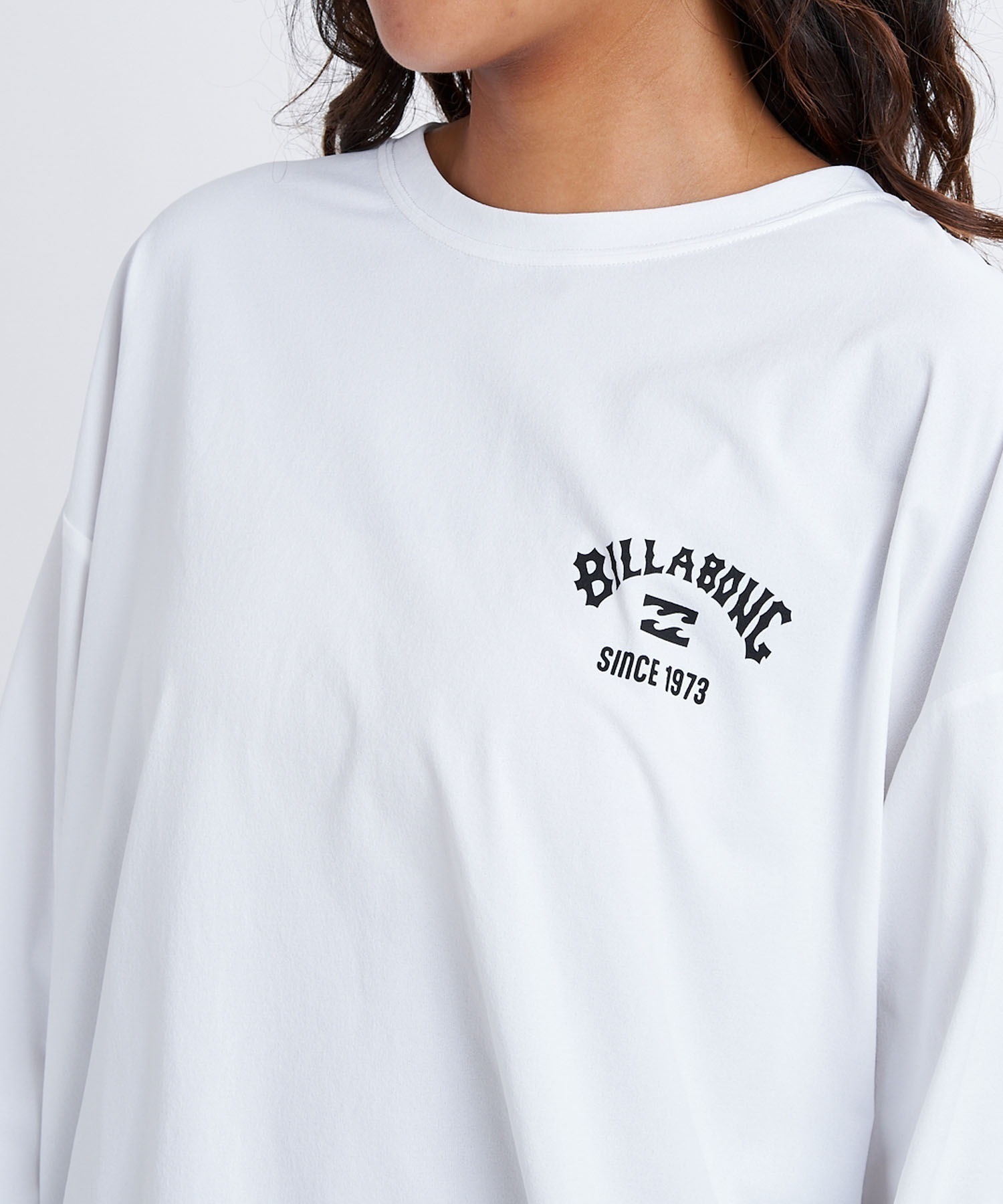 BILLABONG ビラボン 水着 ラッシュガード 長袖 Tシャツ ロンT レディース 水陸両用 MORFY SQUARE LOGO RG BG013857(OCS-M)