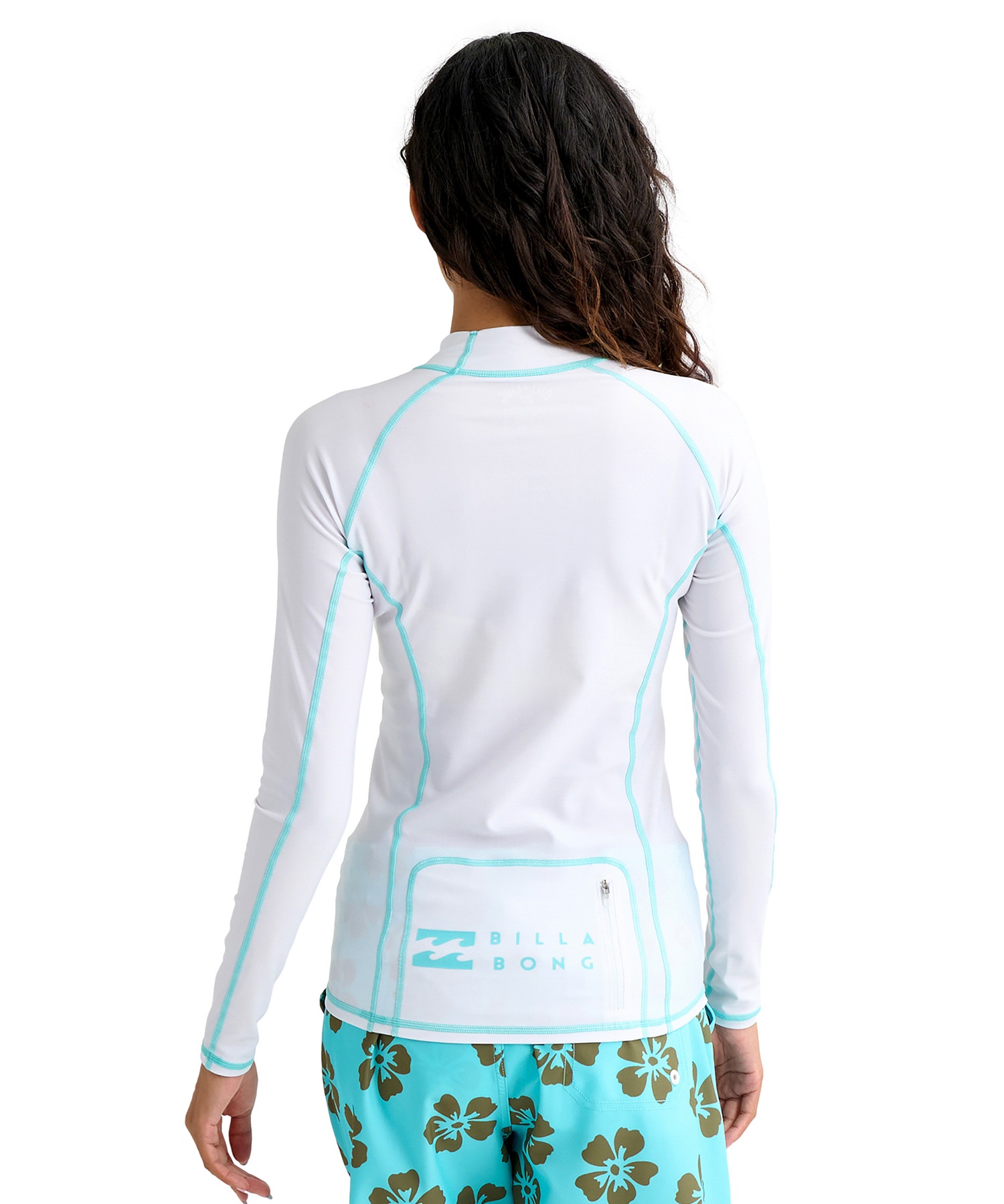 BILLABONG ビラボン 水着 ラッシュガード 長袖 レディース ポケット