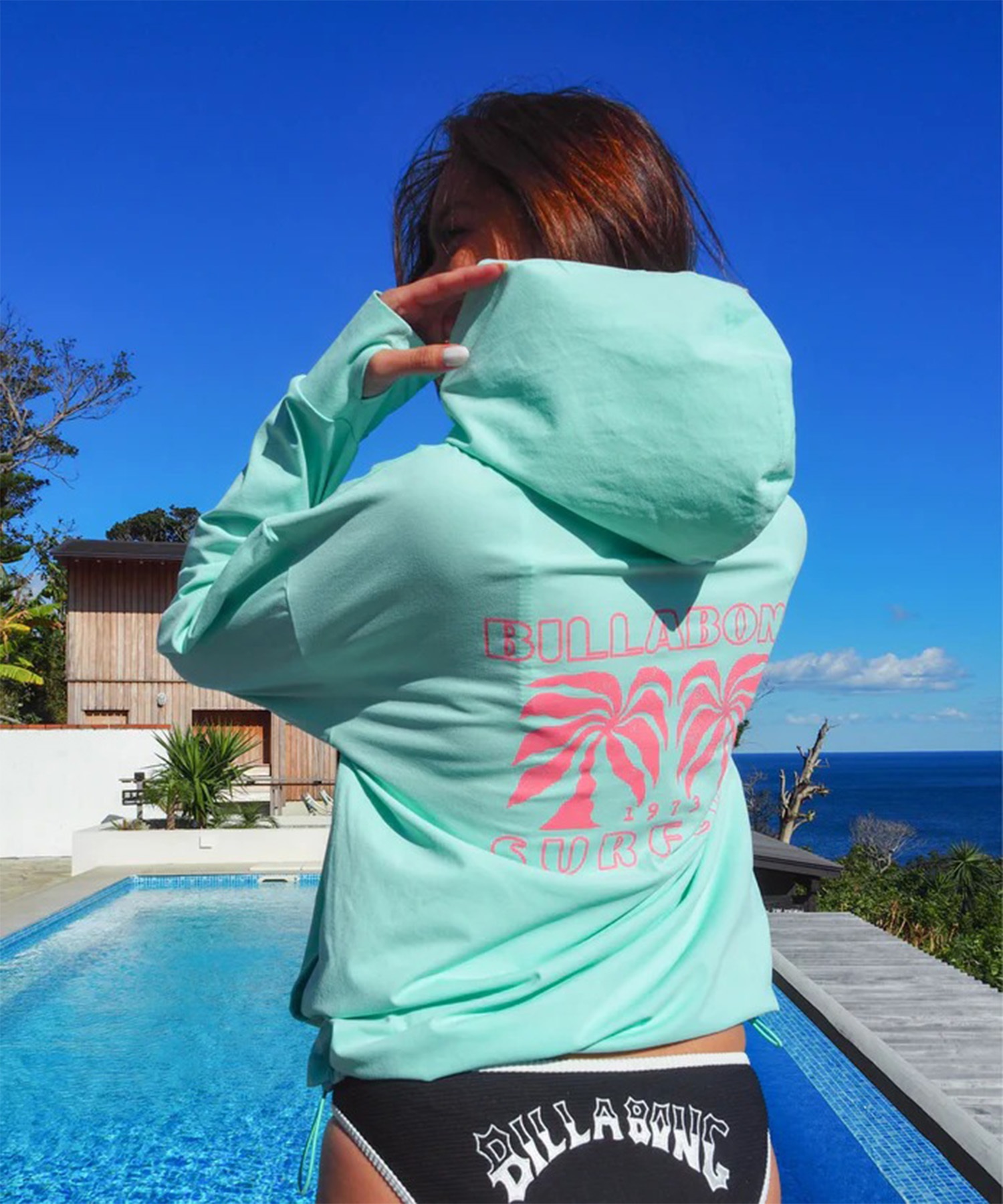 BILLABONG ビラボン 水着 ラッシュガード ジップアップ パーカー