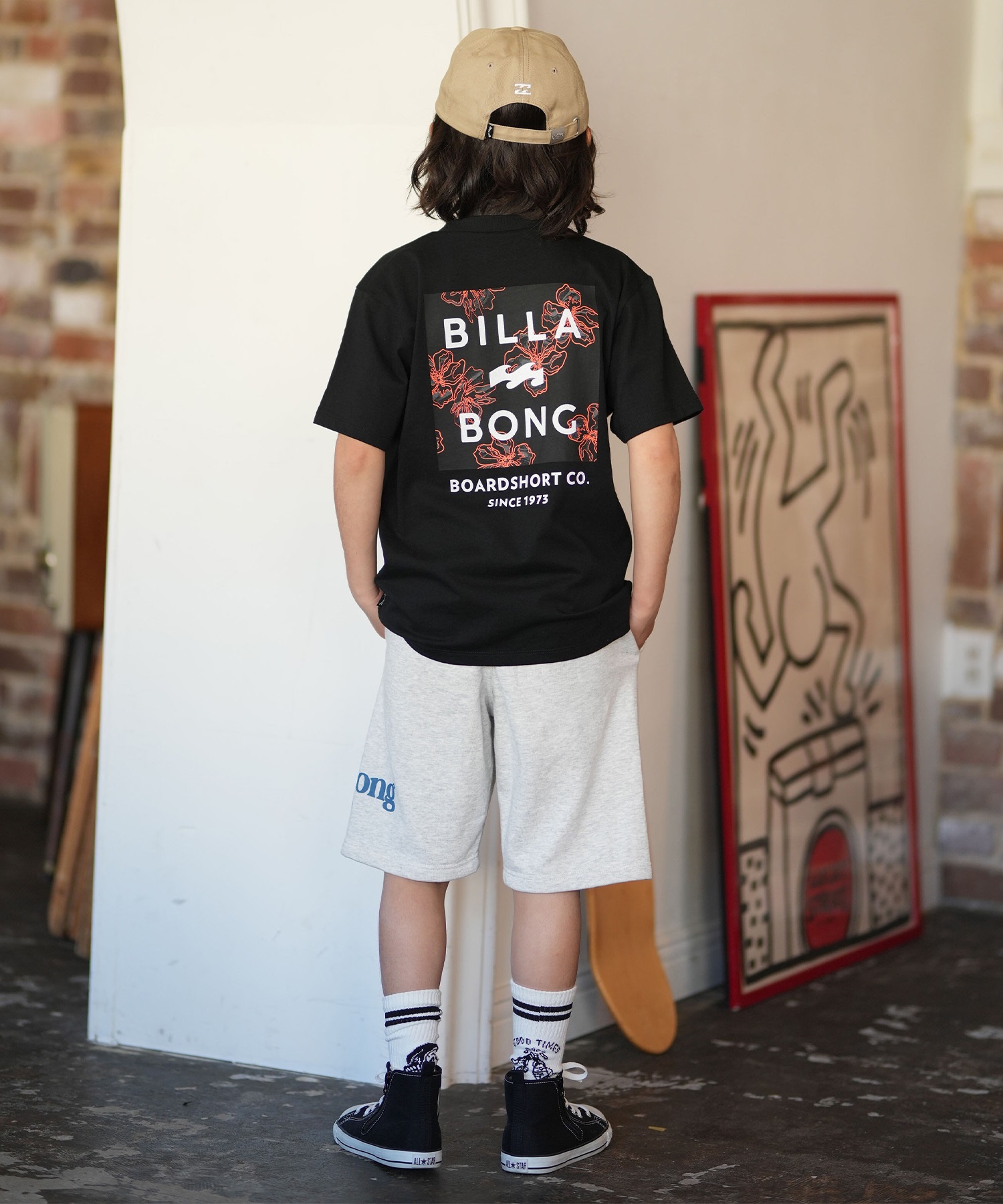 BILLABONG ビラボン 半袖 Tシャツ キッズ ジュニア 子供 バック
