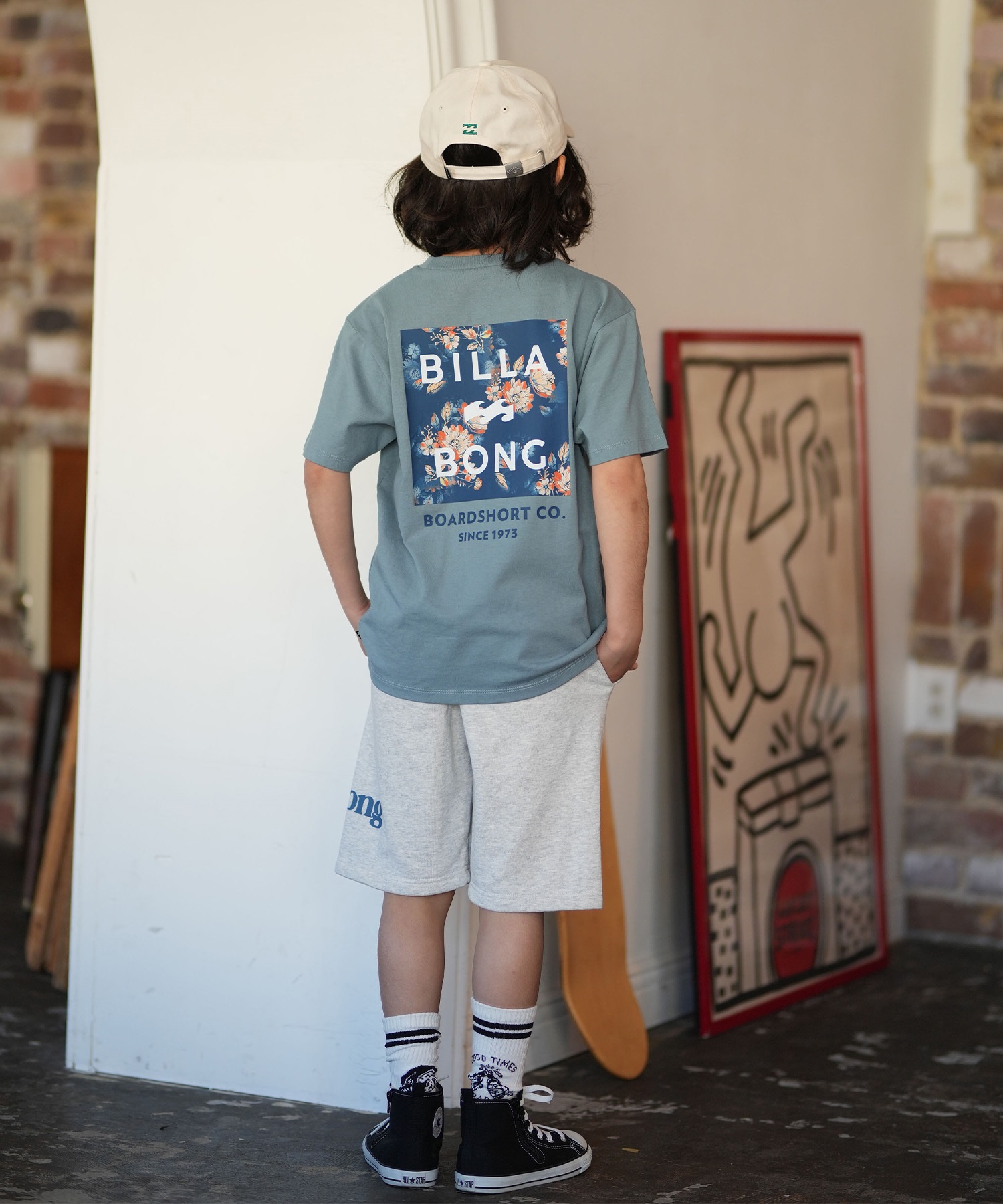 BILLABONG ビラボン 半袖 Tシャツ キッズ ジュニア 子供 バック