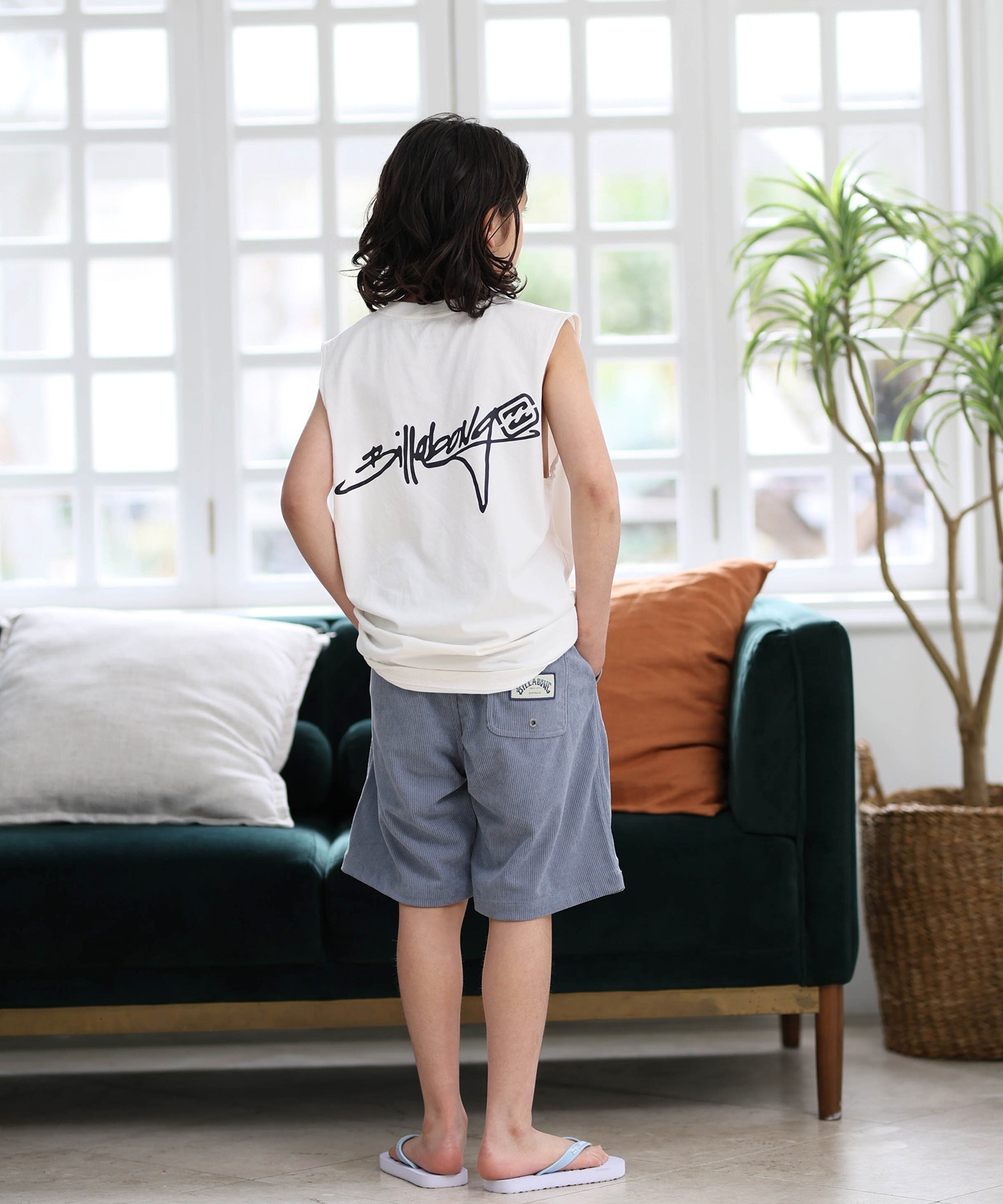 BILLABONGビラボン ハーフパンツ ショートパンツ キッズ ジュニア 子供 ウォークショーツ コーデュロイ UVカット 水陸両用 BG015650(WBL-140cm)
