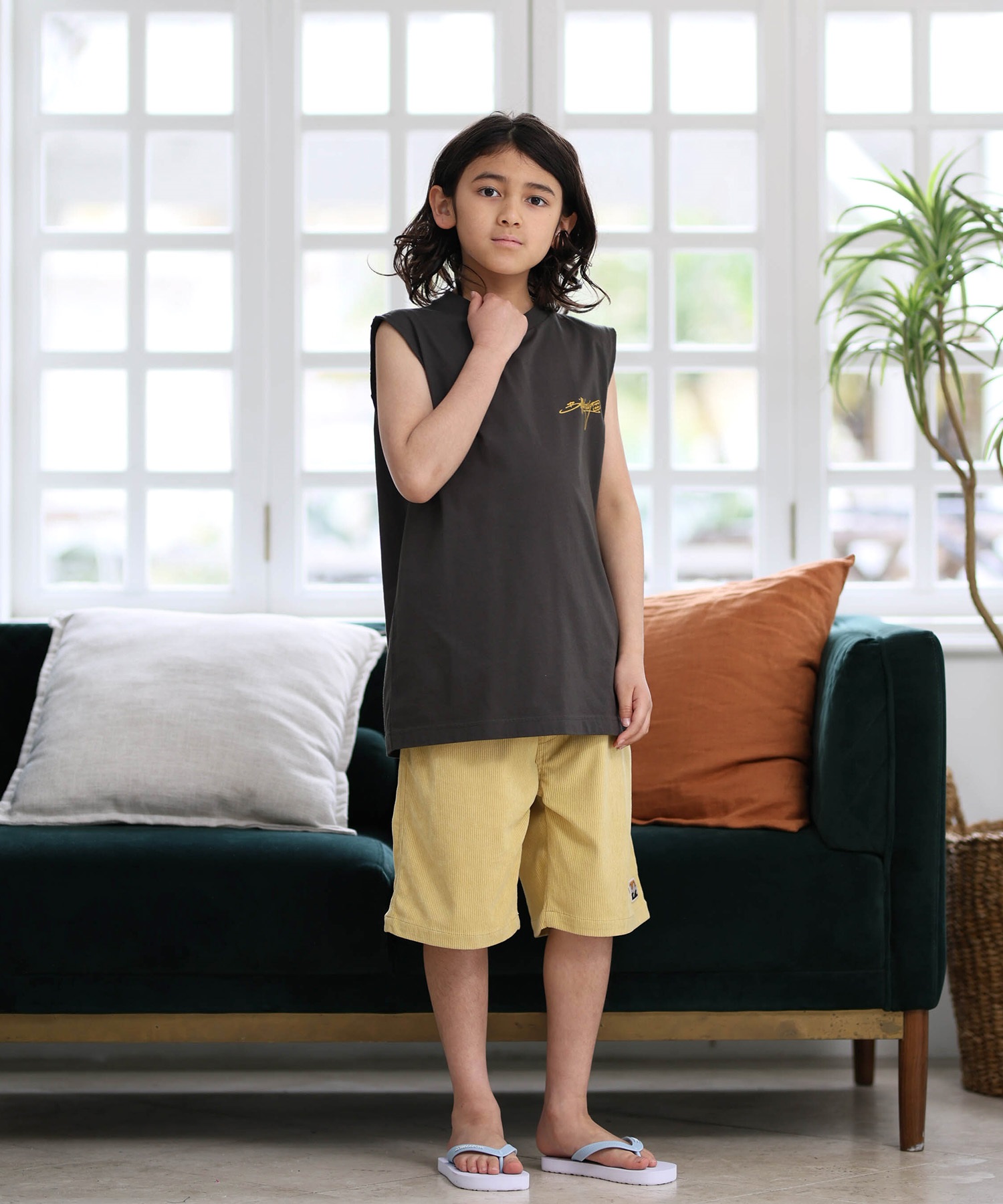 BILLABONGビラボン ハーフパンツ ショートパンツ キッズ ジュニア 子供 ウォークショーツ コーデュロイ UVカット 水陸両用 BG015650(WBL-140cm)