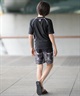 BILLABONG ビラボン 水着 ラッシュガード 半袖 Tシャツ キッズ ジュニア 子供 BOYS RASHGUARD LOGO S S BG015850(BLU-130cm)
