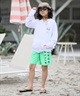 BILLABONG ビラボン ラッシュガード ジップアップ パーカー キッズ BOYS RASHGUARD ZIP HOODIE  BG015852(WHT-130cm)