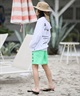 BILLABONG ビラボン ラッシュガード ジップアップ パーカー キッズ BOYS RASHGUARD ZIP HOODIE  BG015852(WHT-130cm)