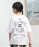 BILLABONG ビラボン 半袖 Tシャツ キッズ ジュニア 子供 バックプリント MESSAGE ARCH BG015251(OFB-130cm)