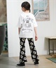 BILLABONG ビラボン 半袖 Tシャツ キッズ ジュニア 子供 バックプリント MESSAGE ARCH BG015251(OFB-130cm)
