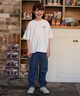 BILLABONG ビラボン 半袖 Tシャツ キッズ ジュニア 子供 バックプリント MESSAGE ARCH BG015251(OFB-130cm)