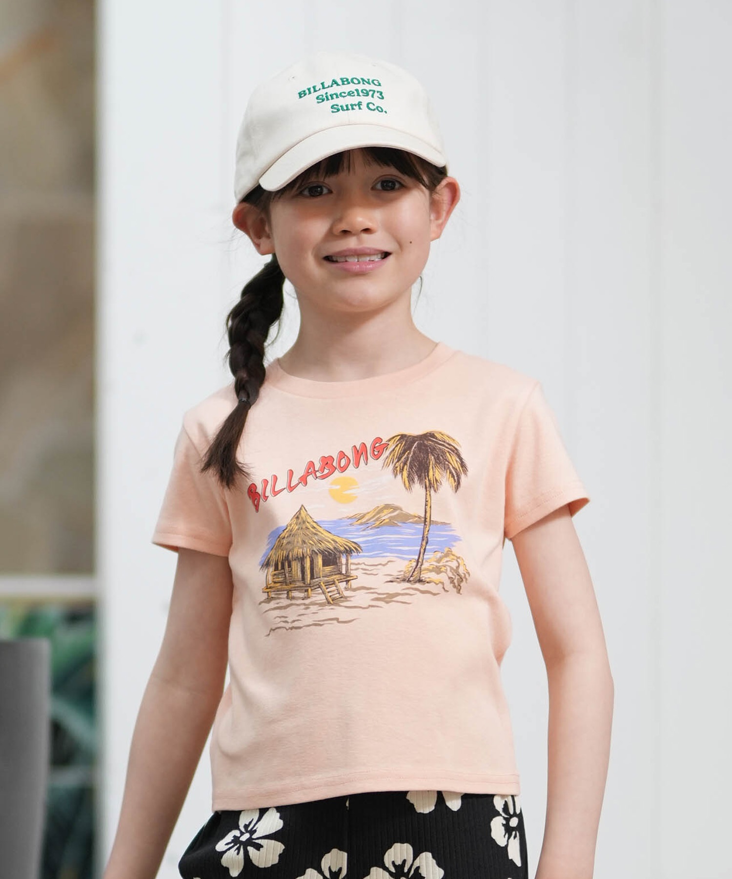 BILLABONG ビラボン 半袖 Tシャツ キッズ ジュニア 子供 クルーネック GRAPHIC BG015252(LPC1-130cm)