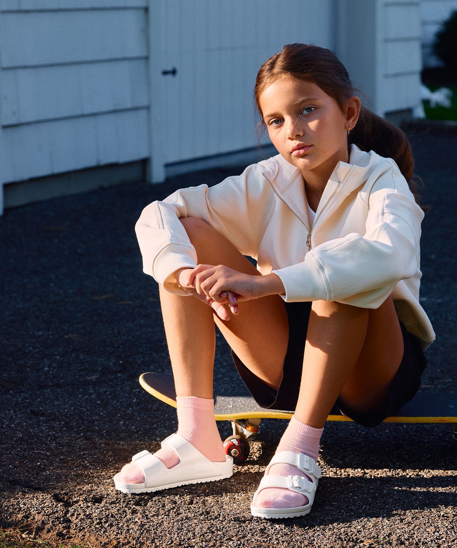 BIRKENSTOCK ビルケンシュトック サンダル キッズ 子供 Arizona EVA Ks アリゾナ イーブイエー キッズ 1018941(White-27-EURO)