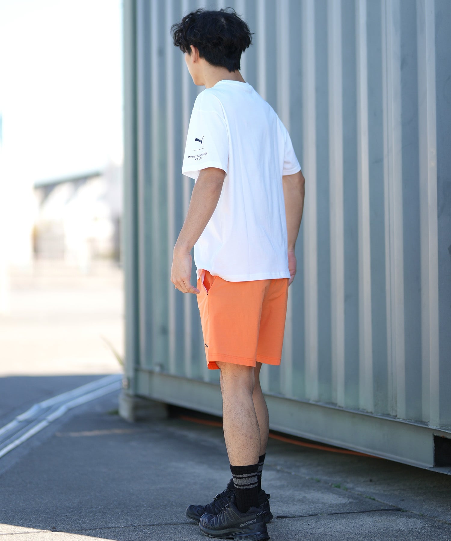 PUMA プーマ 半袖 Tシャツ メンズ モンスターハンターワイルズ コラボレーション 636486(01-M)