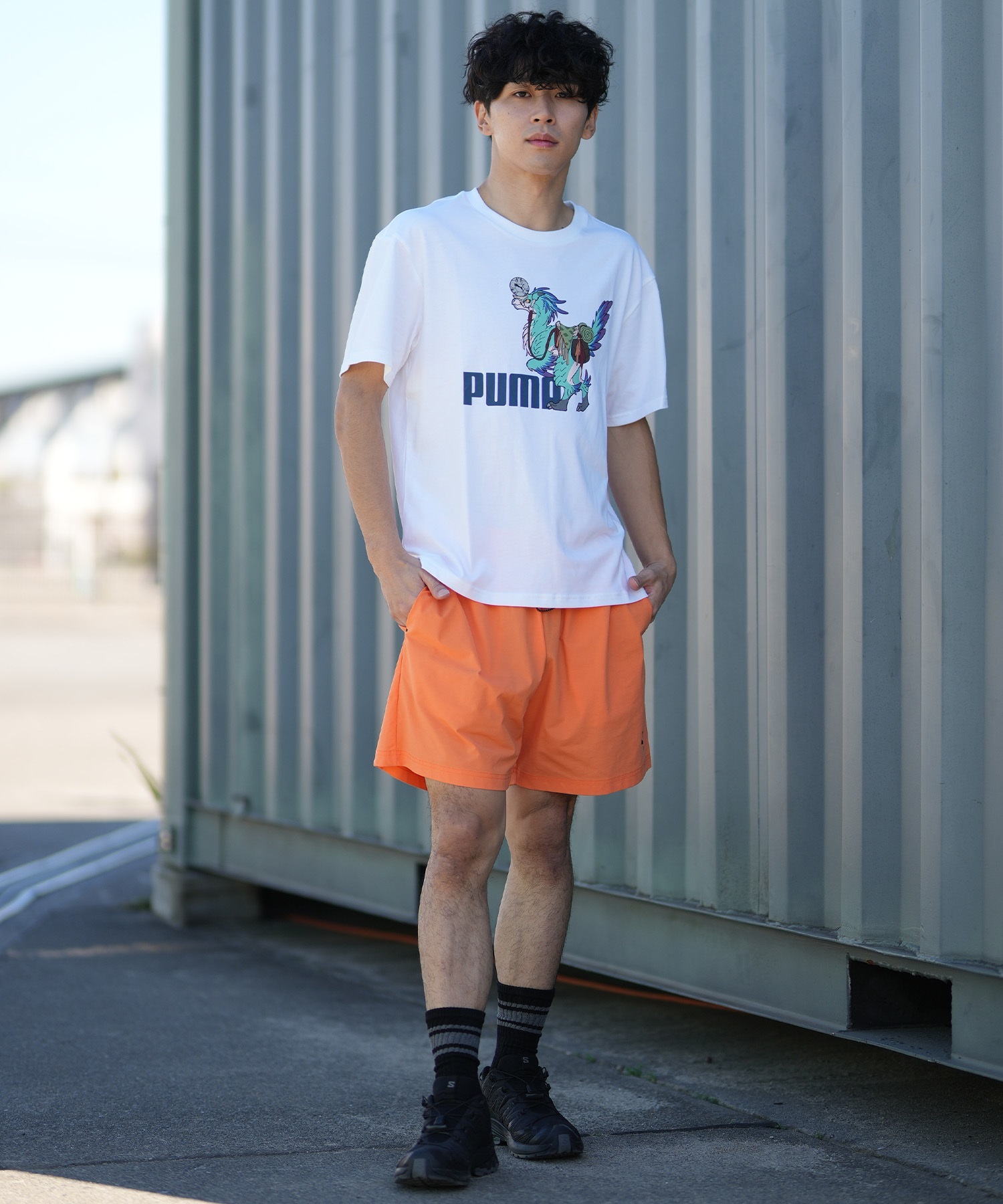 PUMA プーマ ハーフパンツ ショートパンツ メンズ ショーツ ロゴ ワン
