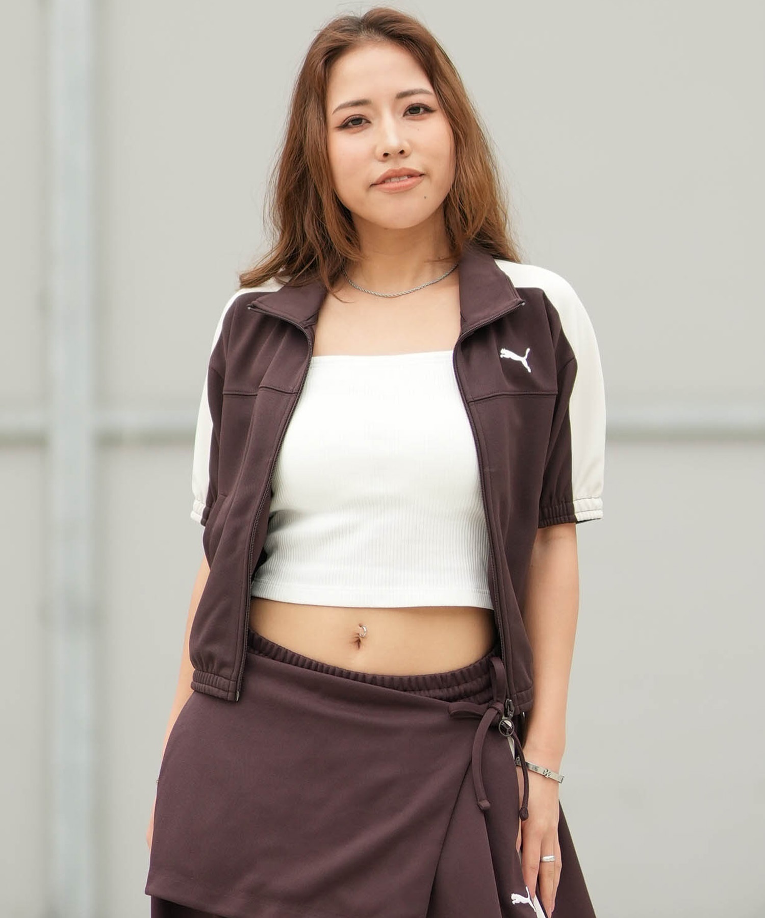 PUMA プーマ ジャージ トラックジャケット レディース T7 ショート