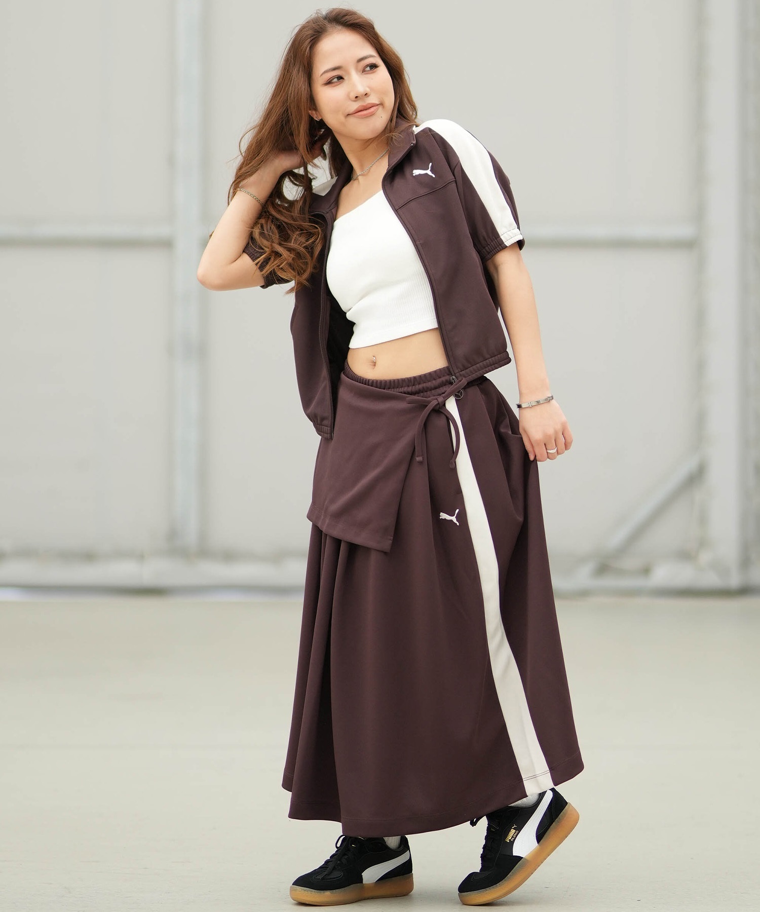PUMA プーマ ジャージ トラックジャケット レディース T7 ショート