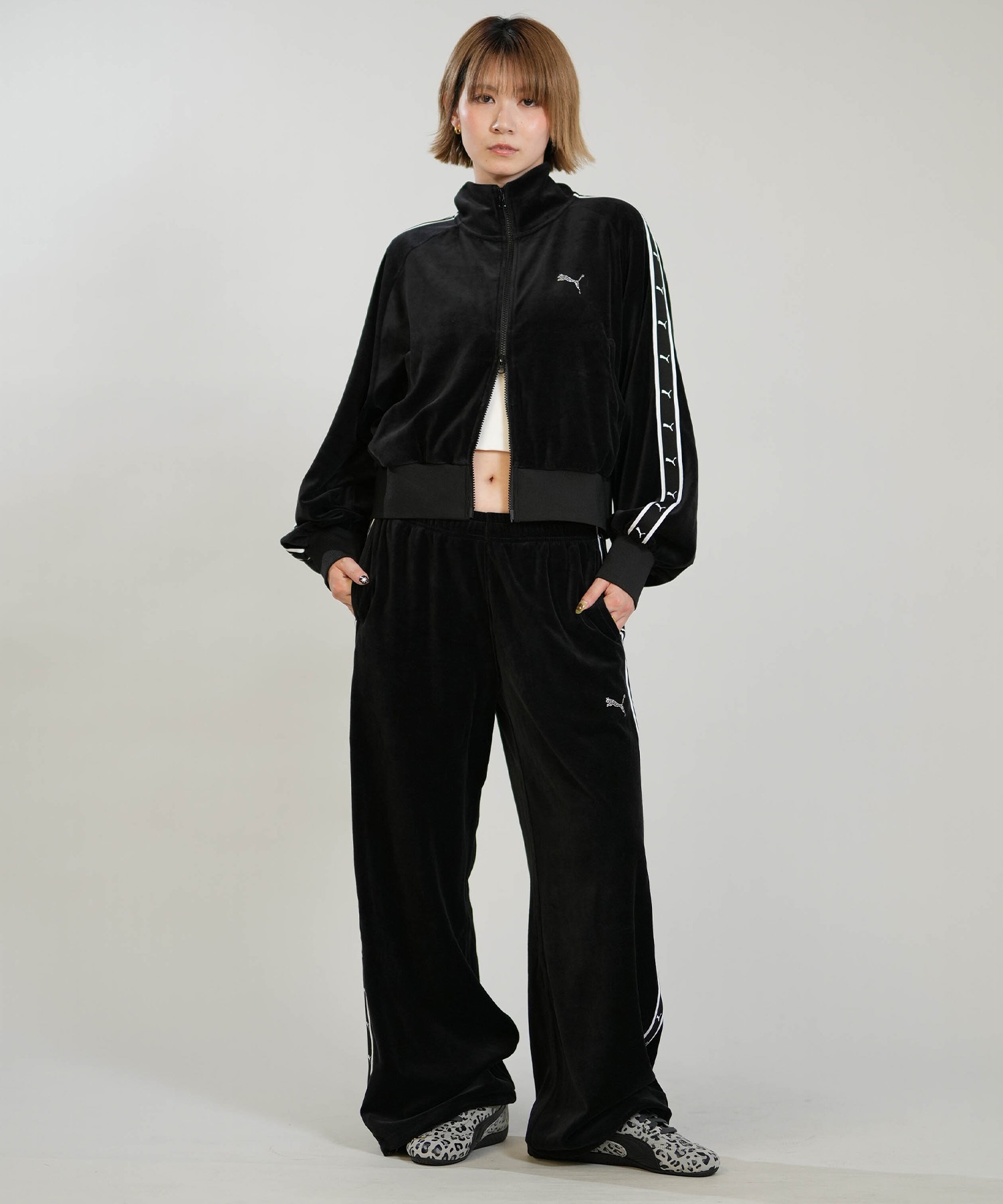 PUMA プーマ ジャージ トラックジャケット レディース セットアップ