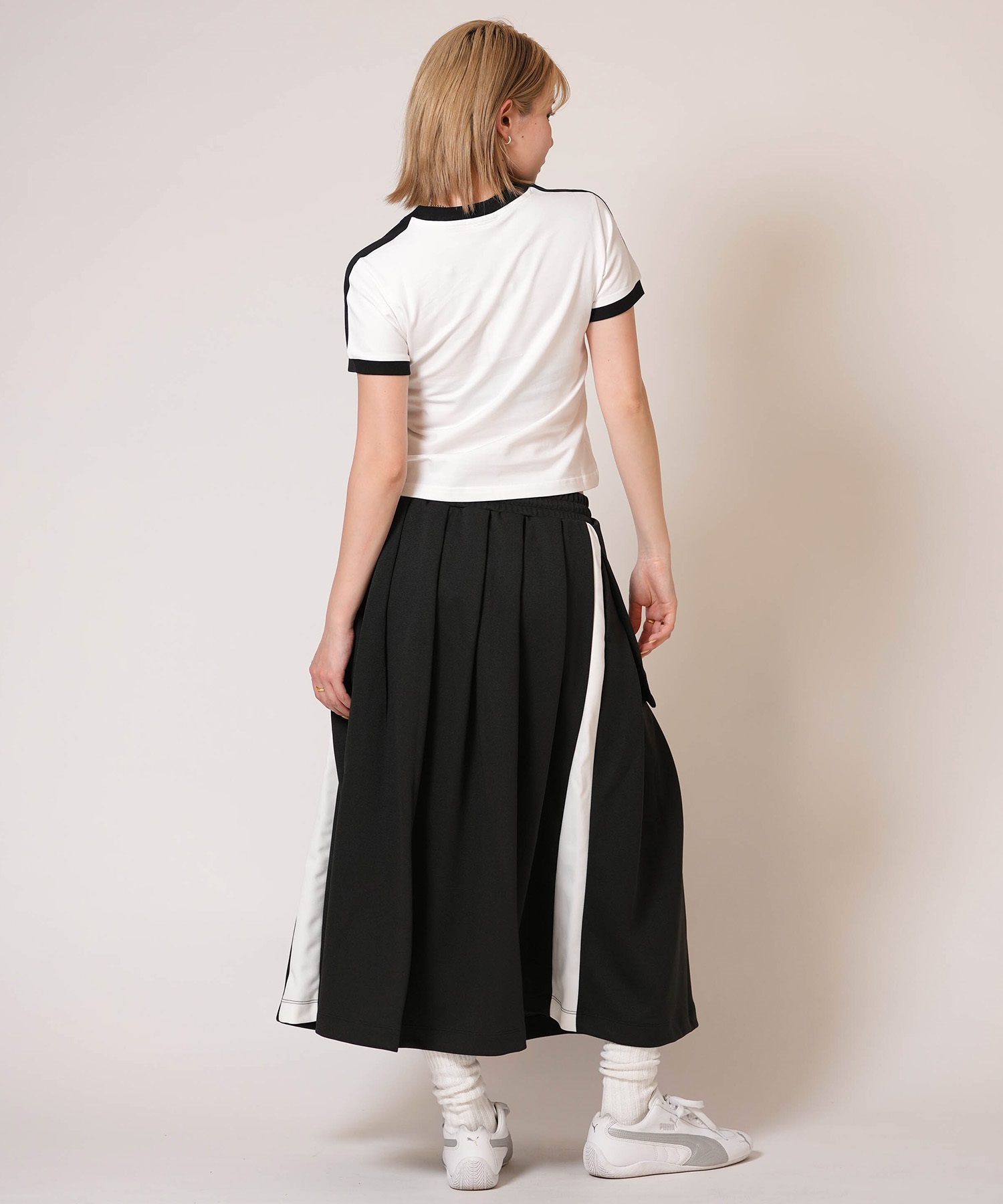 PUMA プーマ 半袖 Tシャツ レディース ショート丈 T7 スリム 633952