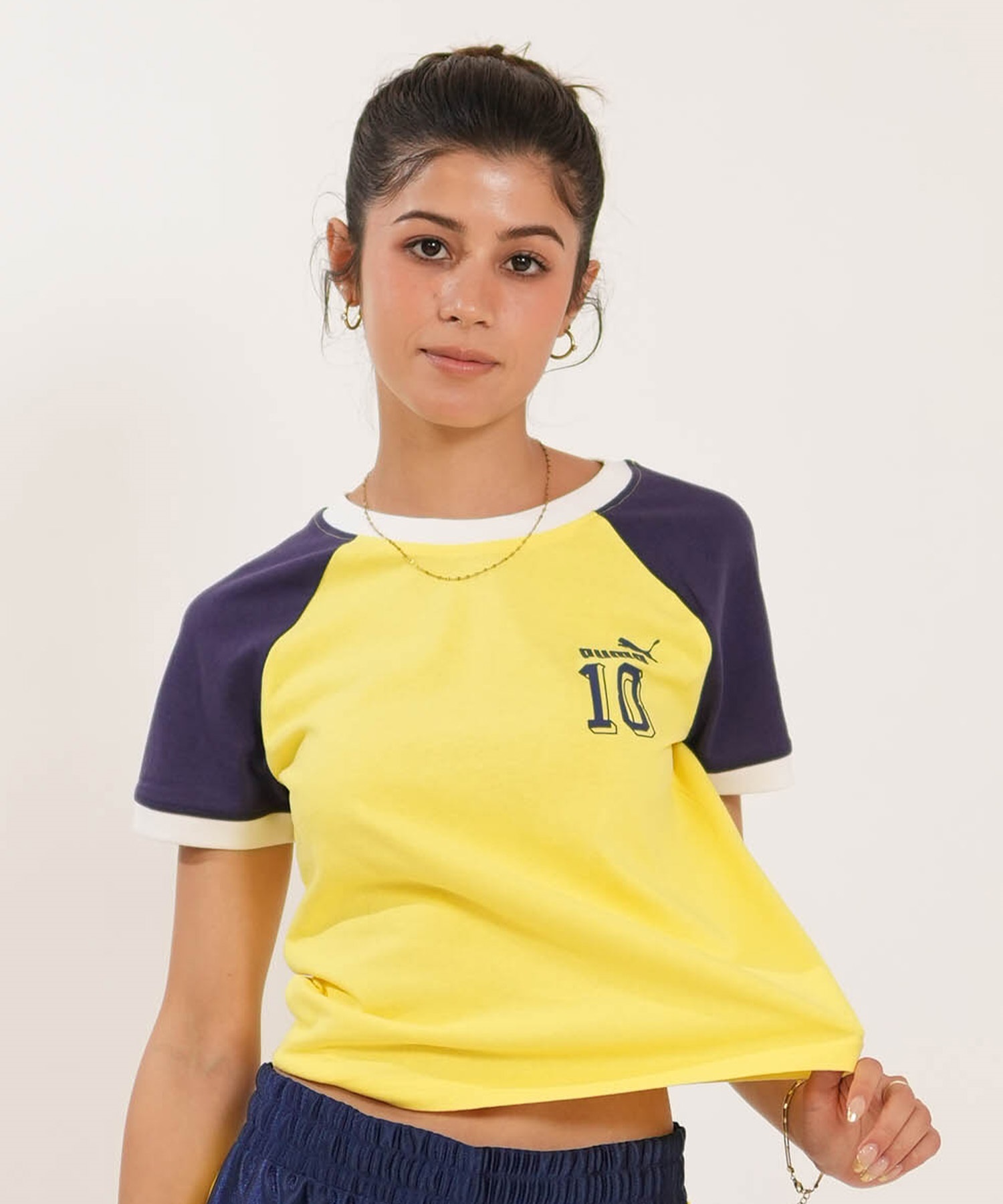 PUMA プーマ 半袖 Tシャツ レディース クロップド丈 ショート丈 FUTURE