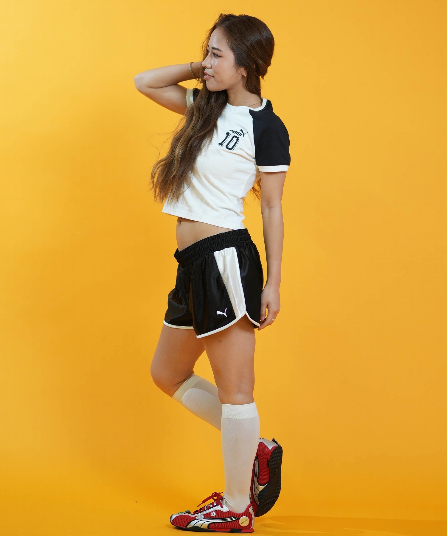 PUMA プーマ 半袖 Tシャツ レディース クロップド丈 ショート丈 FUTURE