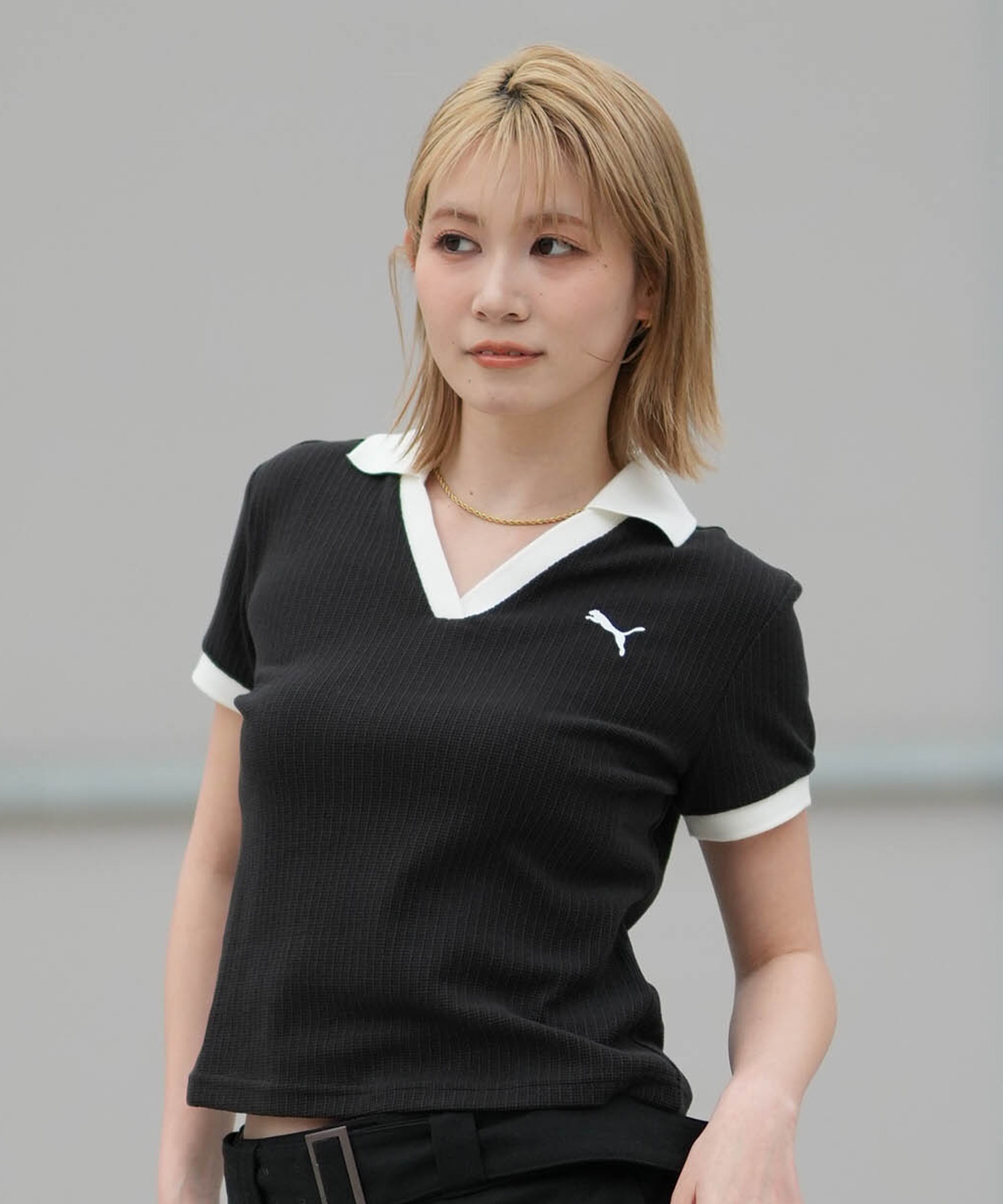 PUMA プーマ 半袖 Tシャツ レディース シンプル WARDROBE ESS