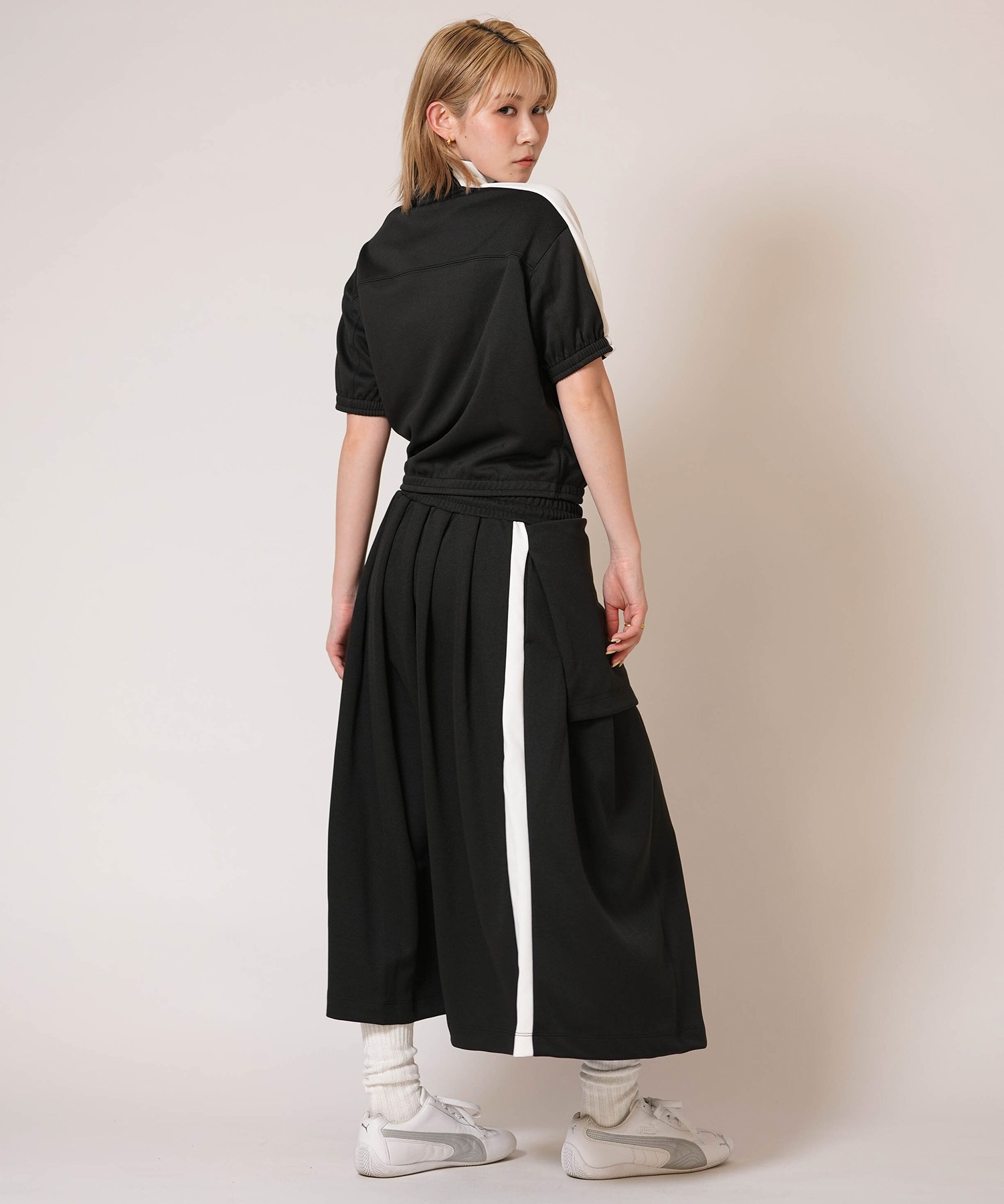 PUMA プーマ スカート レディース T7 ミディ プリーツ 636872 スカート