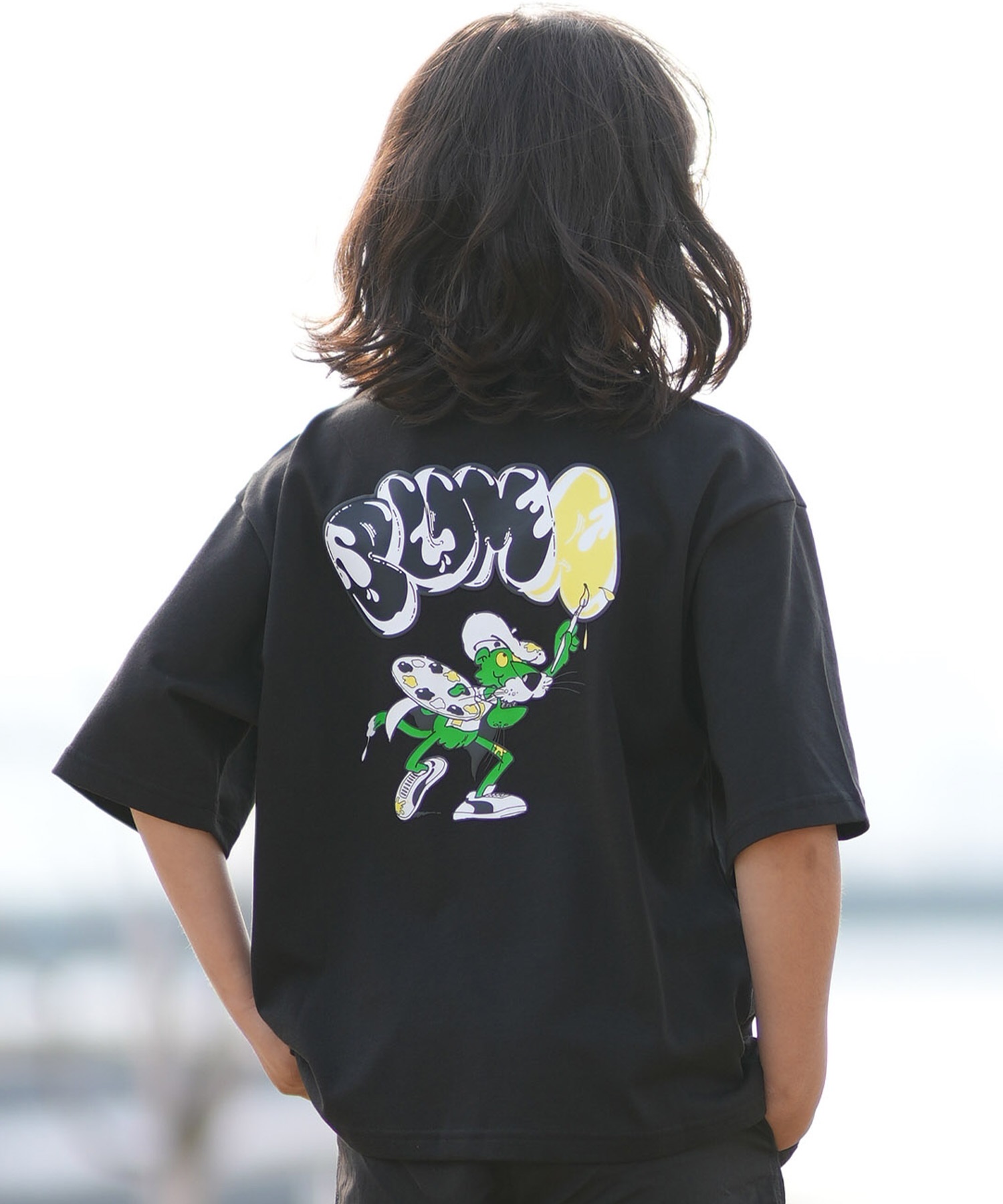PUMA プーマ 半袖 Tシャツ キッズ ジュニア 子供 SUPER PUMA GRAPHIC