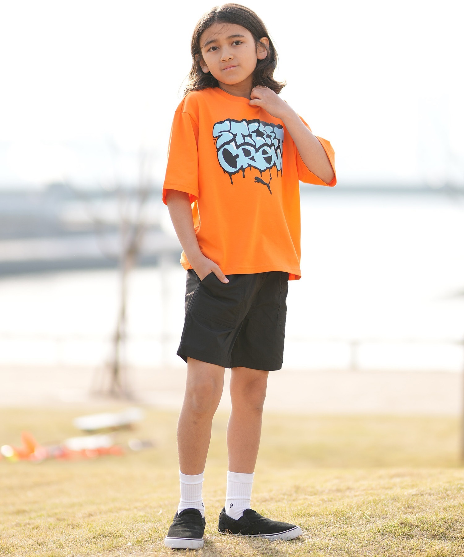PUMA プーマ ハーフパンツ ショートパンツ キッズ ジュニア 子供