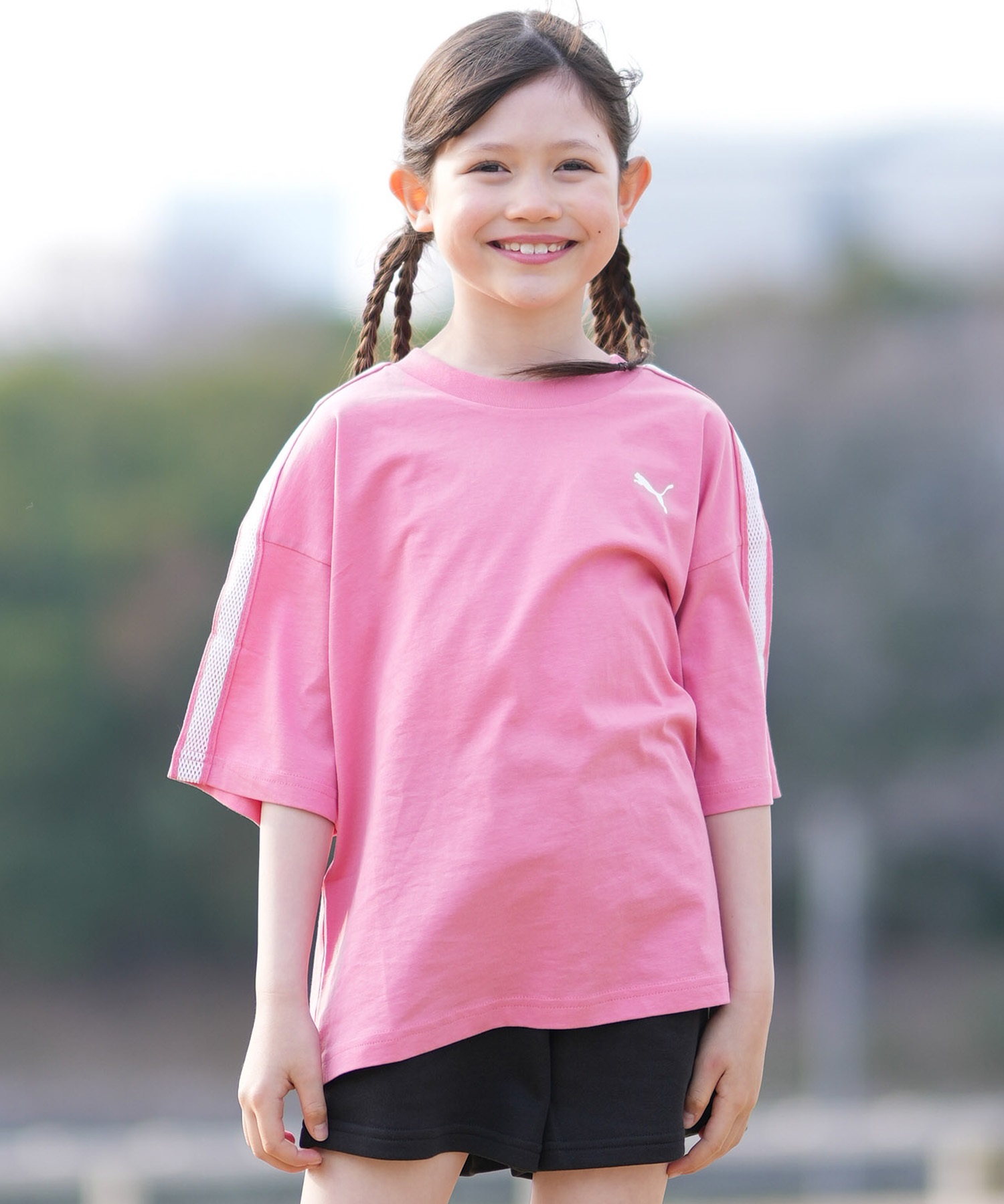 PUMA プーマ 半袖 Tシャツ キッズ ジュニア 子供 LUMINOUS CLOUD