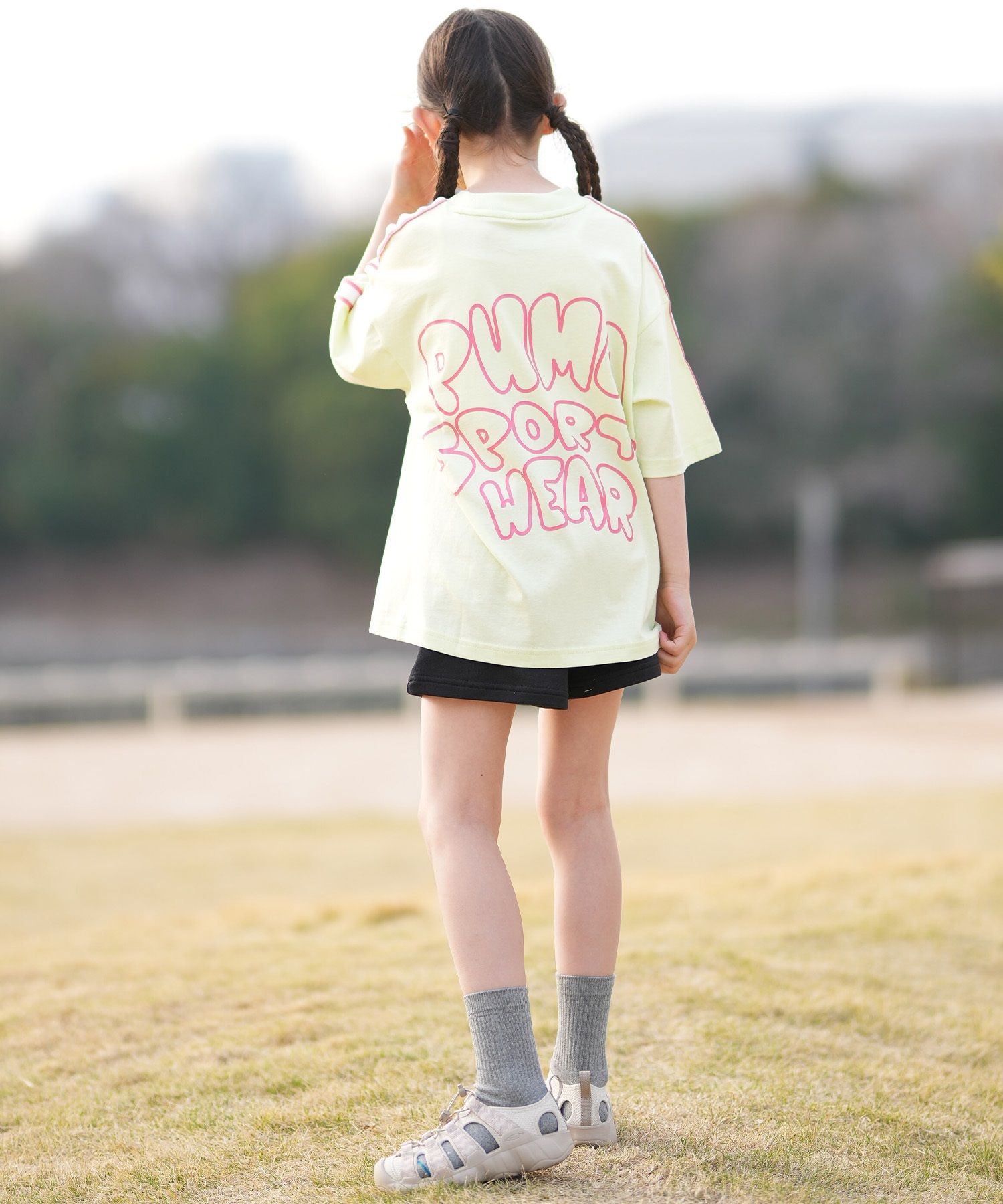 PUMA プーマ 半袖 Tシャツ キッズ ジュニア 子供 LUMINOUS CLOUD