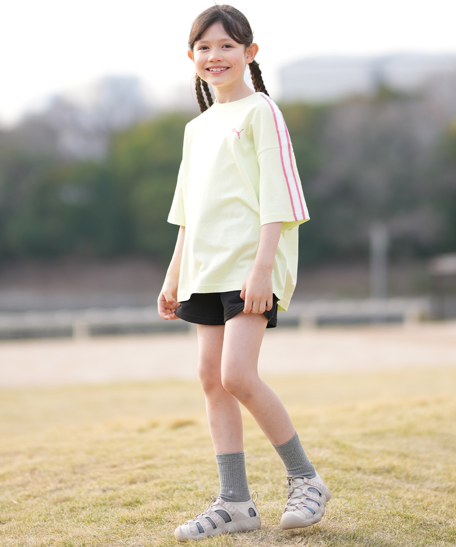 PUMA プーマ 半袖 Tシャツ キッズ ジュニア 子供 LUMINOUS CLOUD