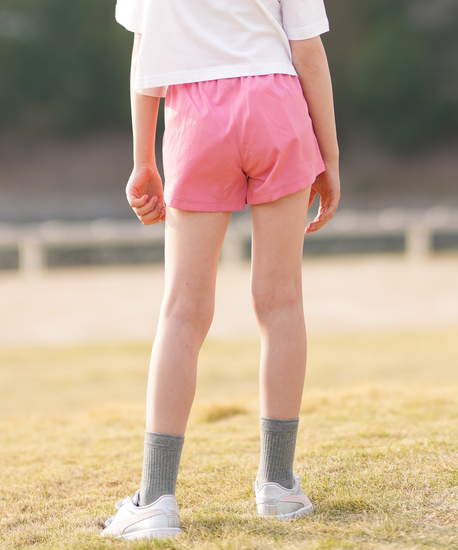 PUMA プーマ ハーフパンツ ショートパンツ キッズ ジュニア 子供 TAD ESS ウーブン ショーツ G 527194(25-130cm)