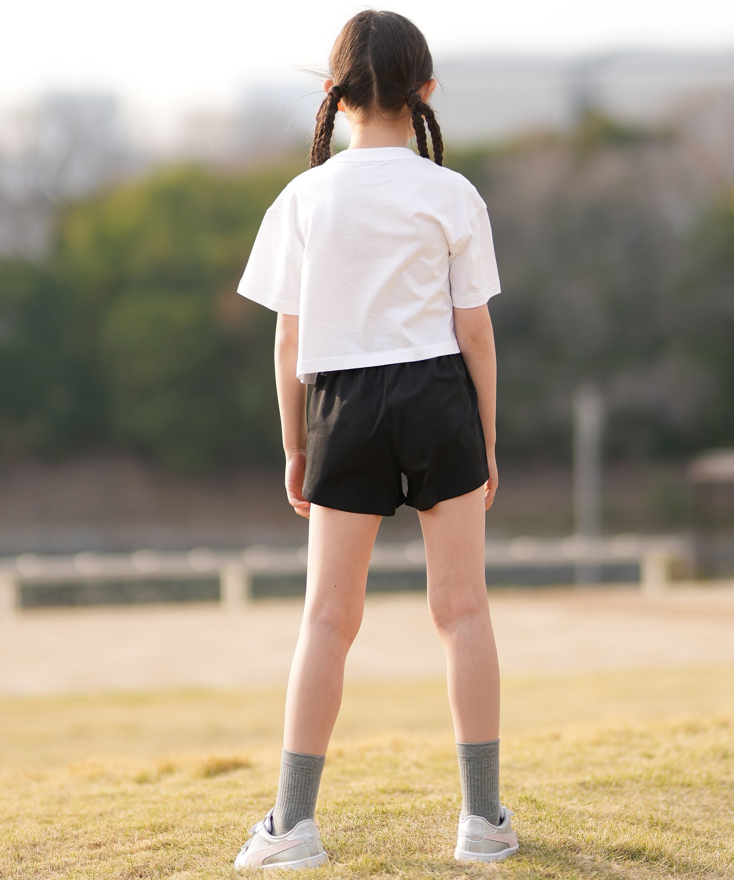 PUMA プーマ ハーフパンツ ショートパンツ キッズ ジュニア 子供 TAD ESS ウーブン ショーツ G 527194(25-130cm)