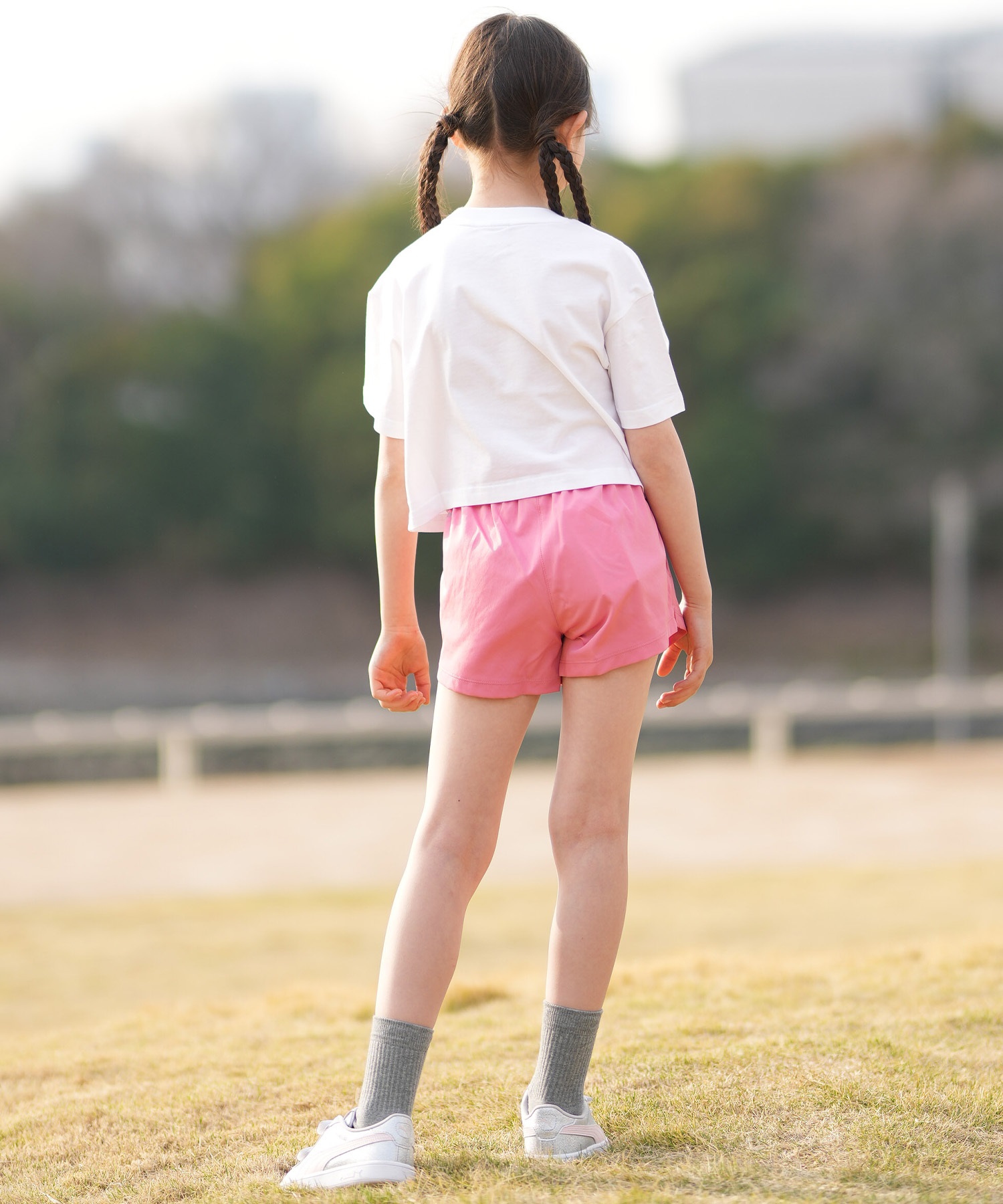 PUMA プーマ ハーフパンツ ショートパンツ キッズ ジュニア 子供 TAD ESS ウーブン ショーツ G 527194(25-130cm)
