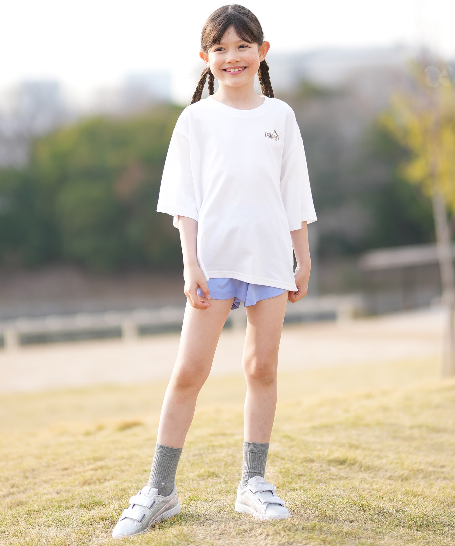 PUMA プーマ ハーフパンツ ショートパンツ キッズ ジュニア 子供 TAD ESS ウーブン ショーツ G 527194(25-130cm)