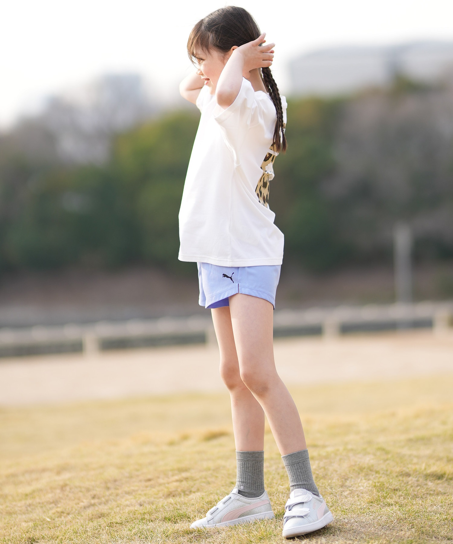 PUMA プーマ ハーフパンツ ショートパンツ キッズ ジュニア 子供 TAD