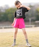 PUMA プーマ ハーフパンツ ショートパンツ キッズ ジュニア 子供 ESS プーマ ロゴ ハイウェスト ショートPT TR G 694245(59-130cm)
