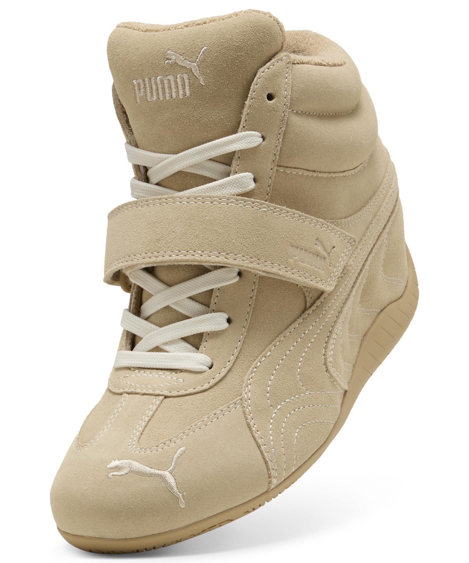 PUMA プーマ スニーカー レディース ハイカット SPEEDCAT WEDGE FADED WNS 408118 01(01-23.0cm)
