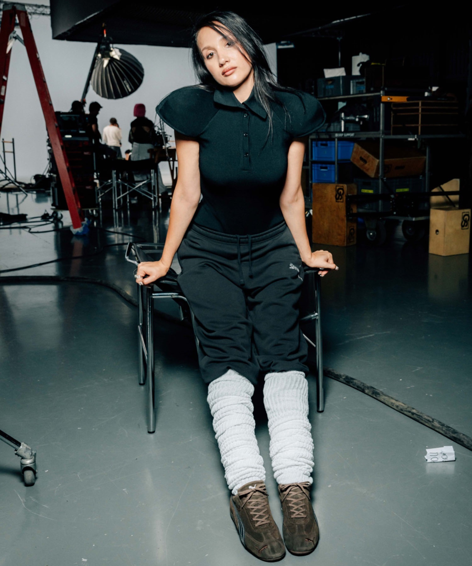 PUMA プーマ スニーカー レディース SPEEDCAT LUX スピードキャット 408198 01(01-23.0cm)