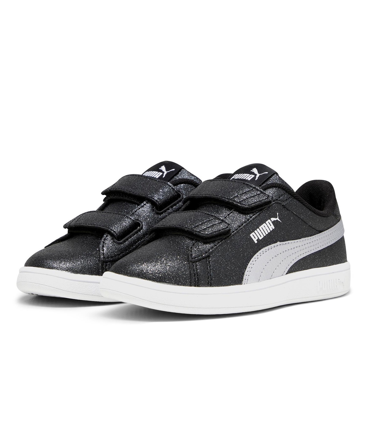 PUMA プーマ スマッシュ 3.0 グリッツグラム 394686 キッズ シューズ スニーカー(02-17.0cm)