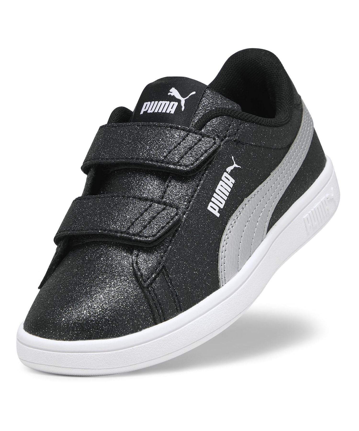 PUMA プーマ スマッシュ 3.0 グリッツグラム 394686 キッズ シューズ スニーカー(02-17.0cm)