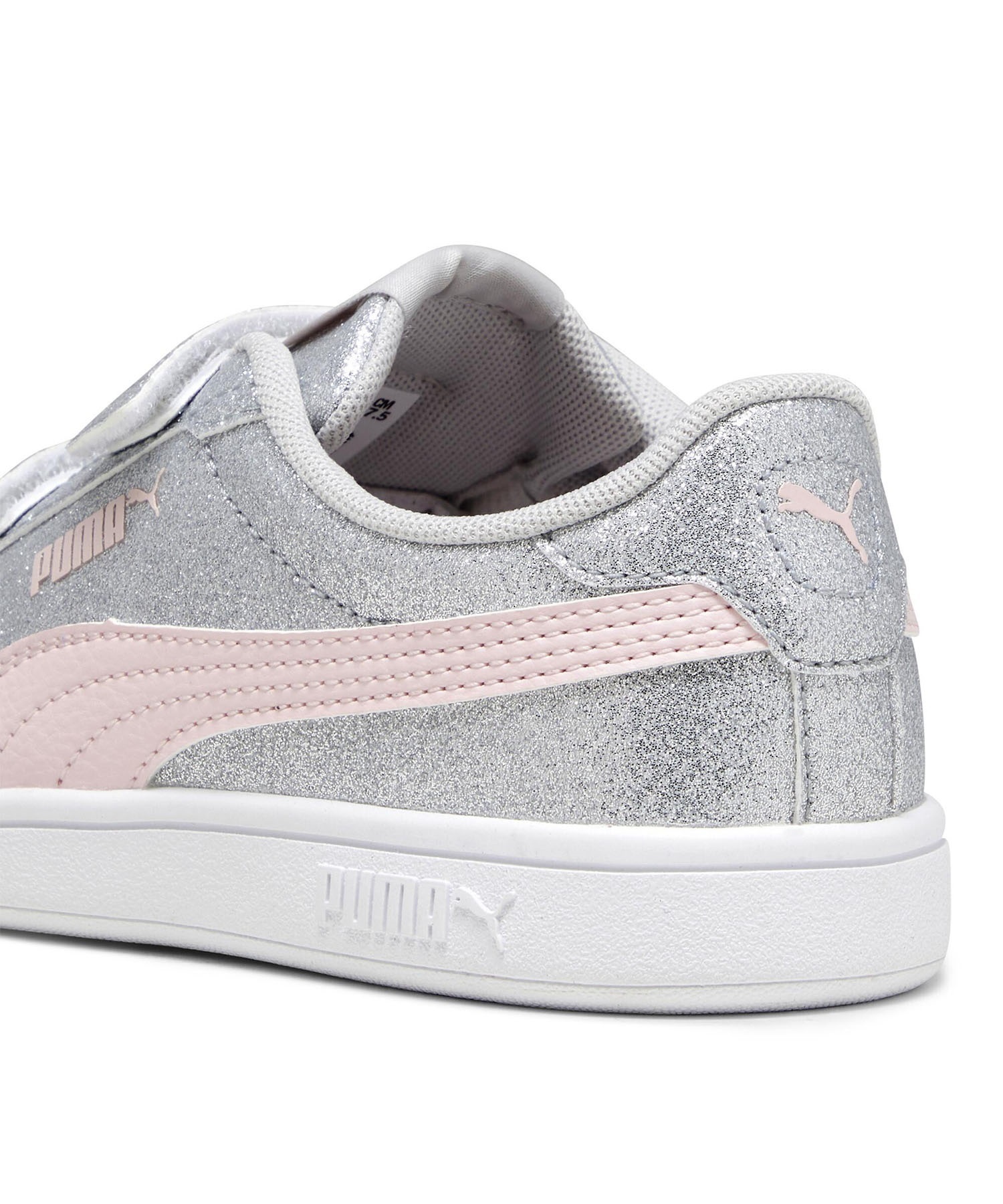 PUMA プーマ スマッシュ 3.0 グリッツグラム 394686 キッズ シューズ スニーカー(02-17.0cm)
