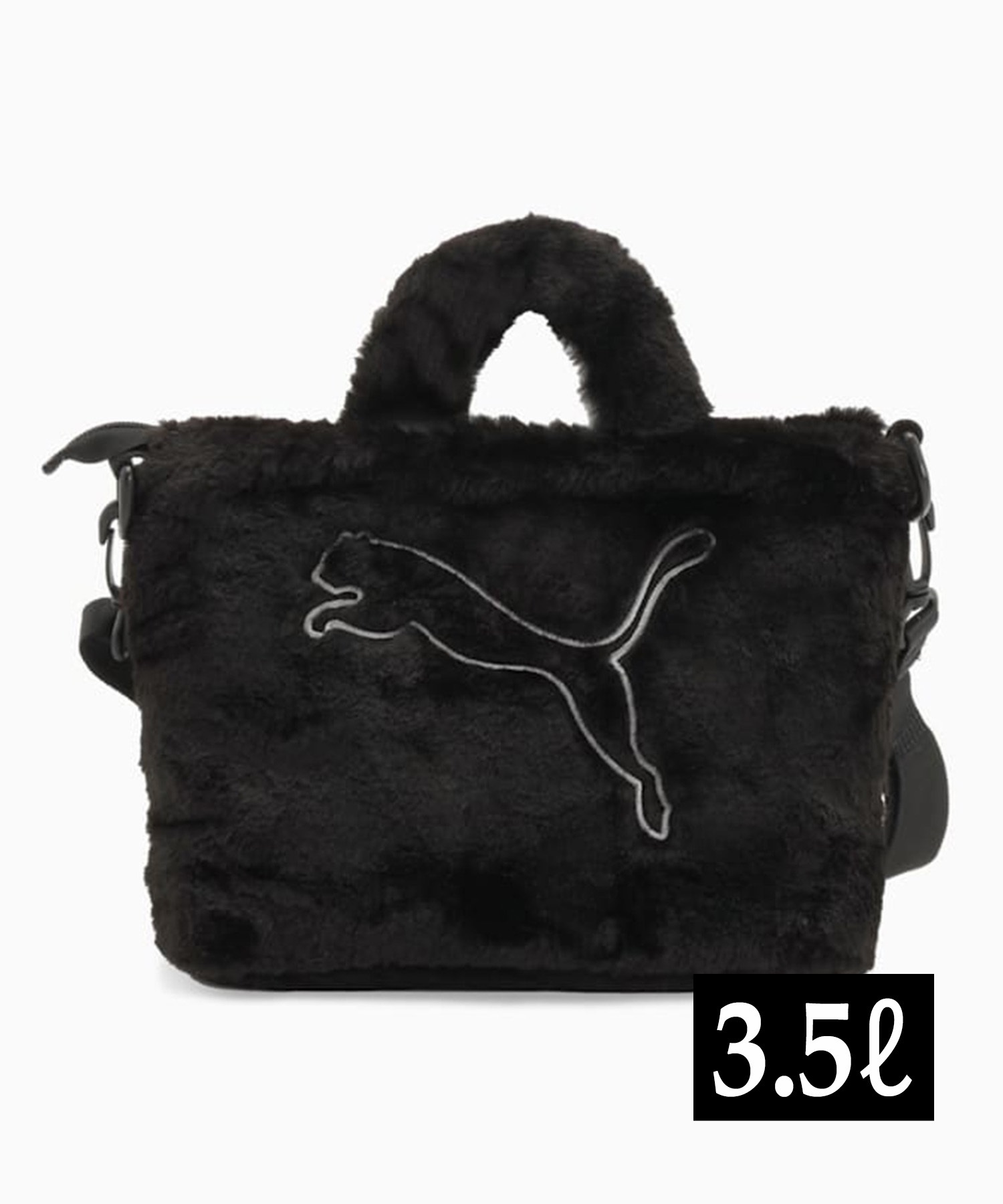 PUMA プーマ トートバッグ 3.5L ロゴ ファー 093289 トートバッグ