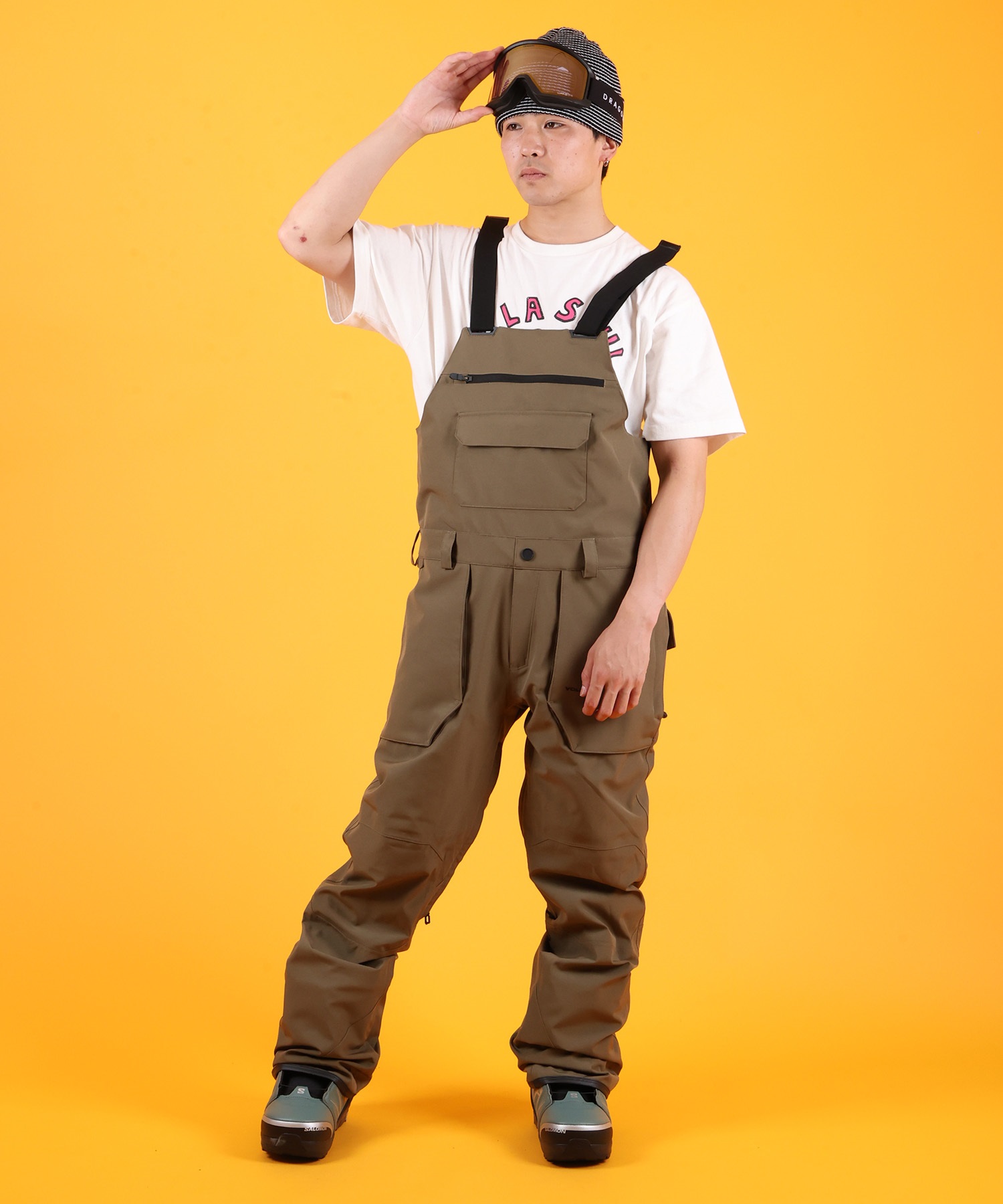 volcom リブパンツ オーバーオール スノーボードウェア VOLCOM ボルコム ロアン ビブ オーバーオール ROAN BIB OVERALL