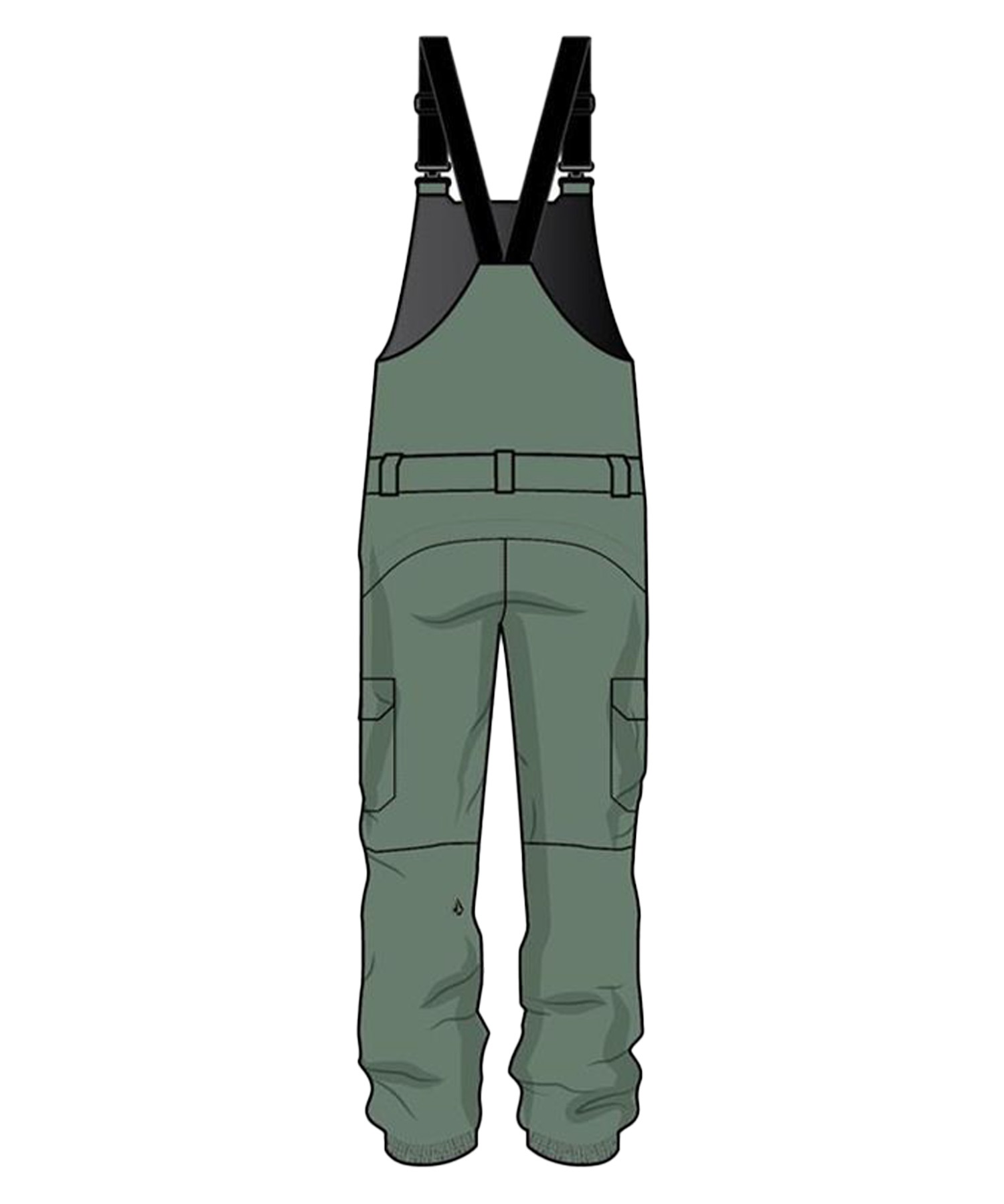 VOLCOM ボルコム クレストン 3D ストレッチビブ CRESTON 3D STRETCH
