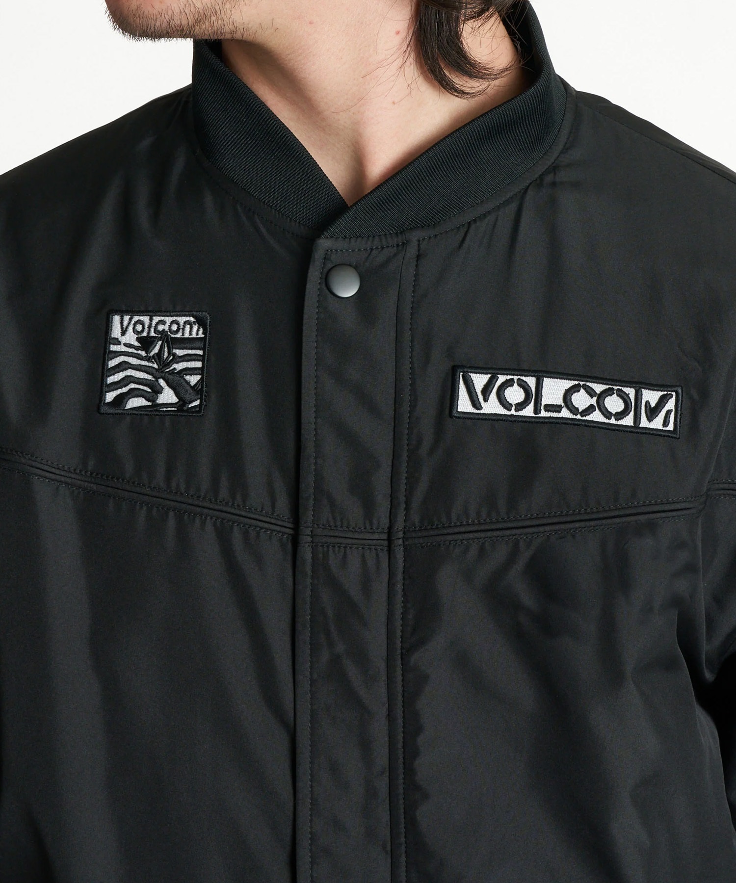 VOLCOM ボルコム ブルゾン メンズ 中綿 ロゴ ダービージャケット